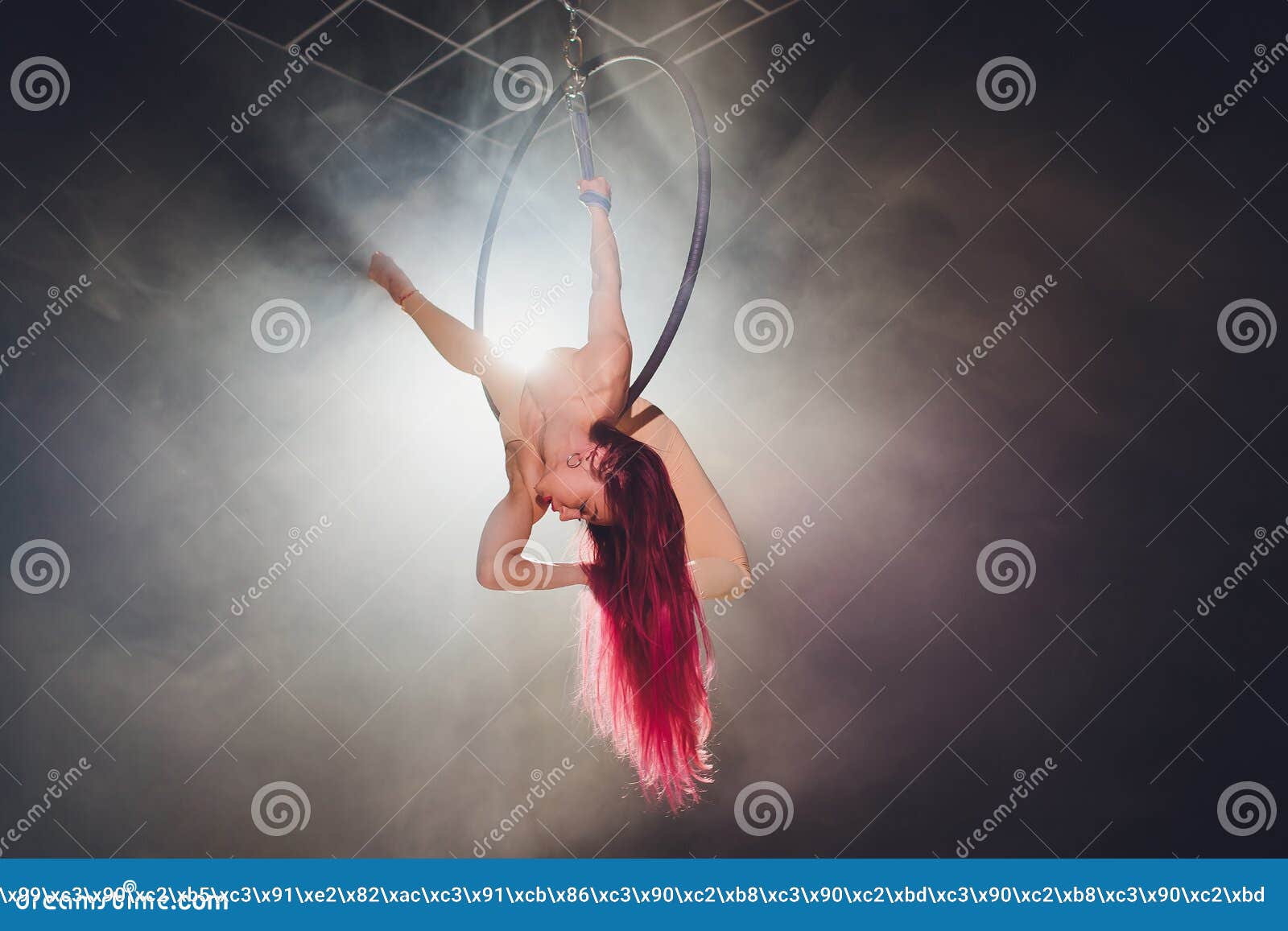 Young Asian Girl With Inflated Ring Jumping In Midair High-Res Stock Photo  - Getty Images