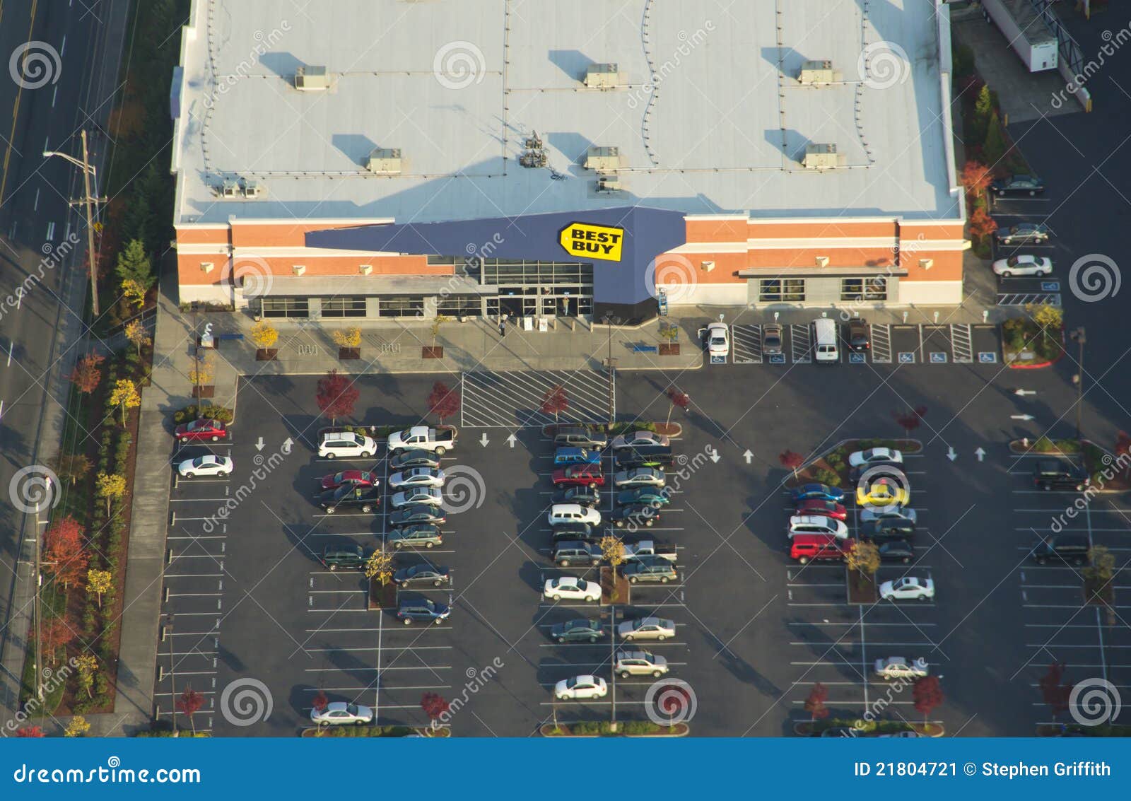 Aerial Best Buy Store editorial photo. Image of customer 21804721