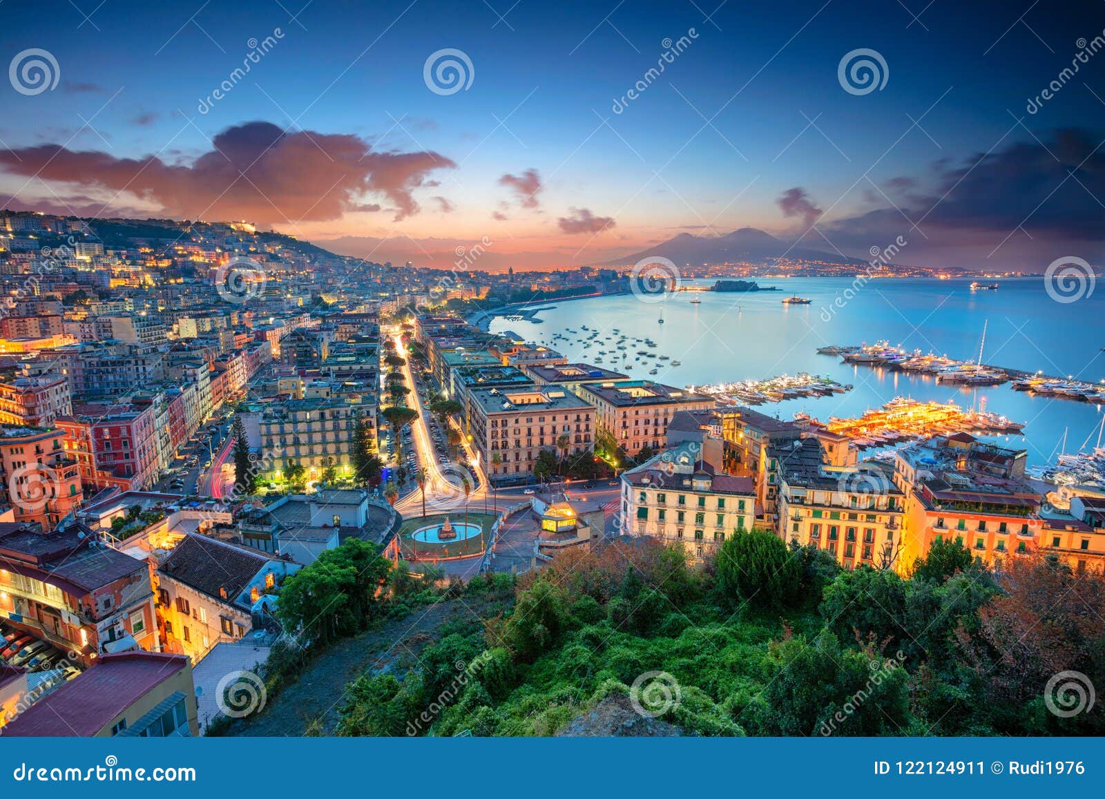 city of naples, italy.