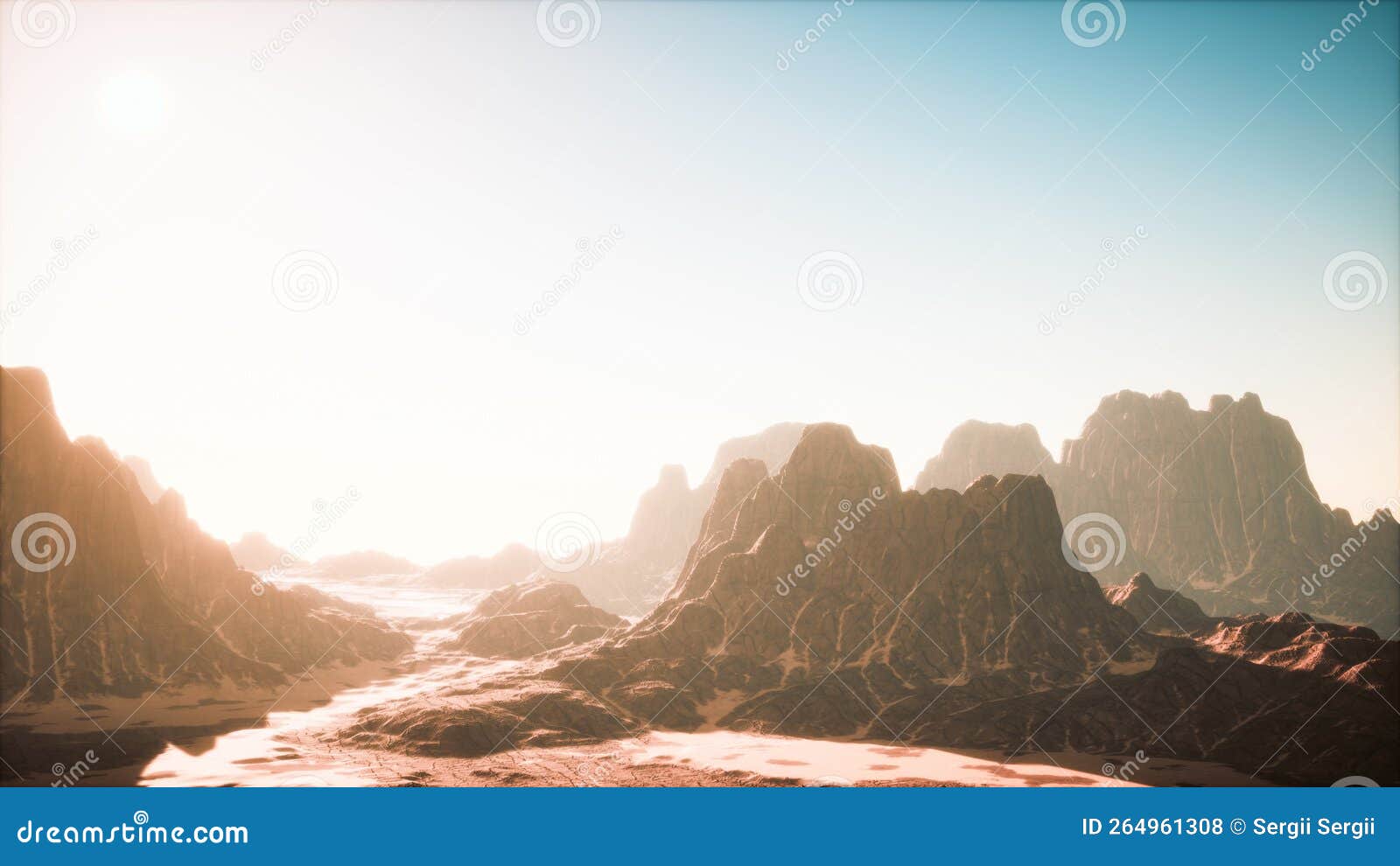 An Aerial Drone Shot of the Red Rocks Canyon Stock Illustration