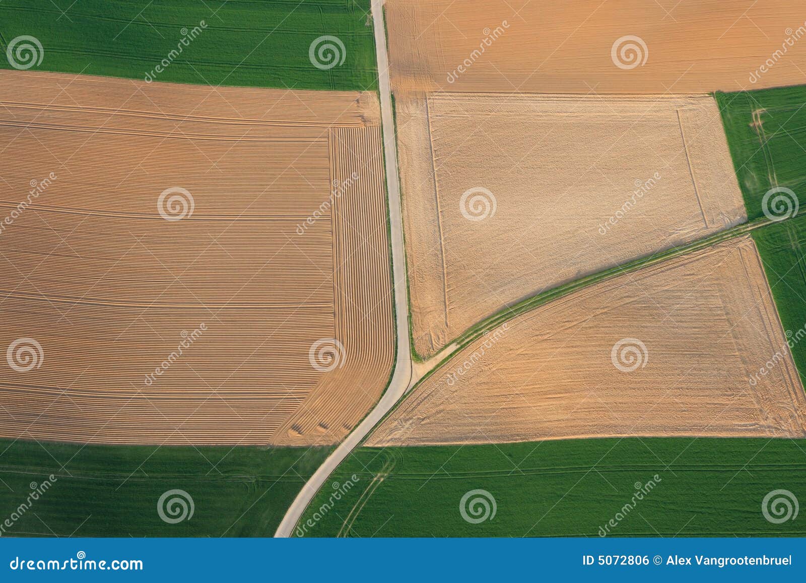 aerial farm land