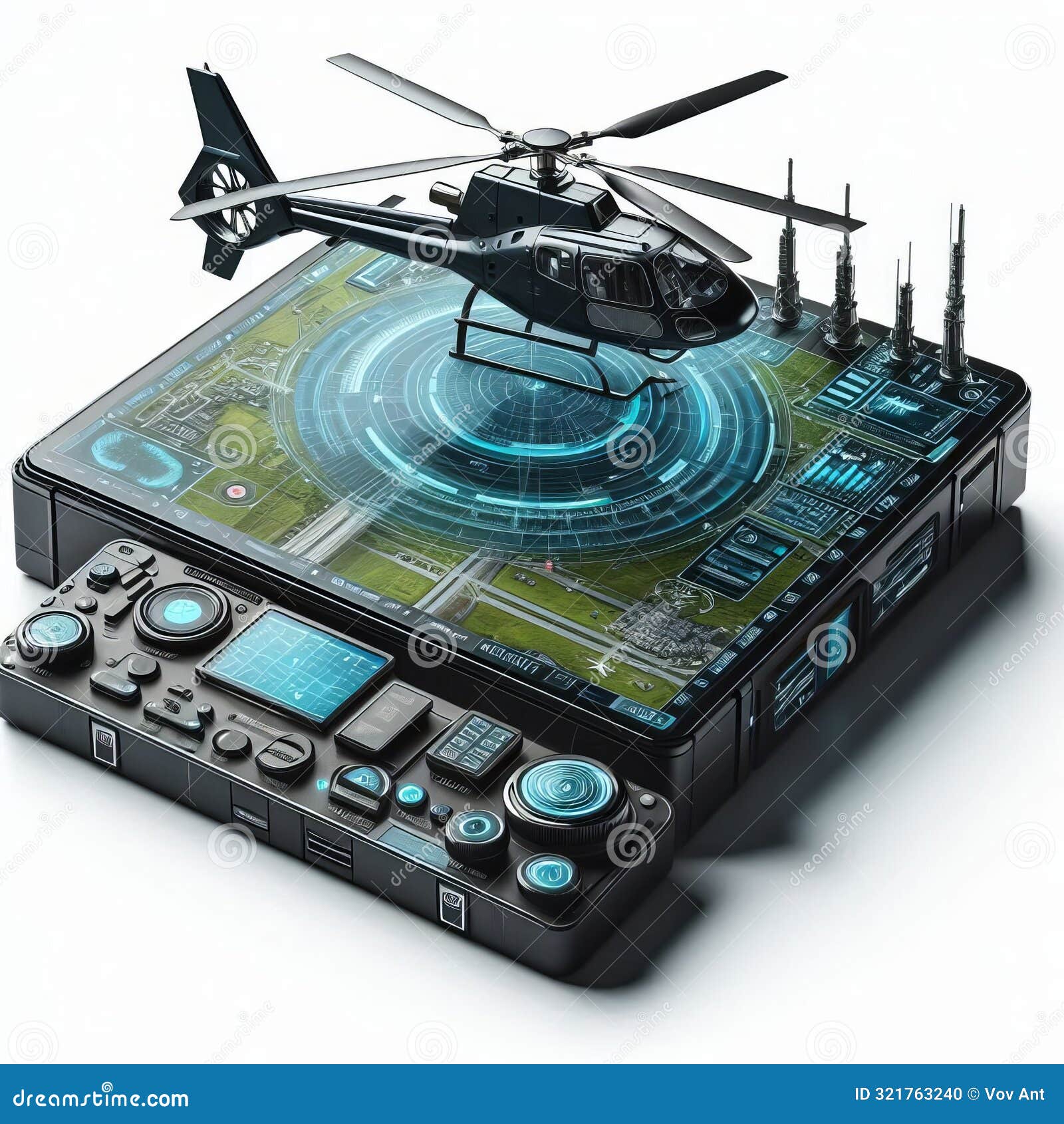 28 112. aerial helicopter traffic monitoring technology - advac