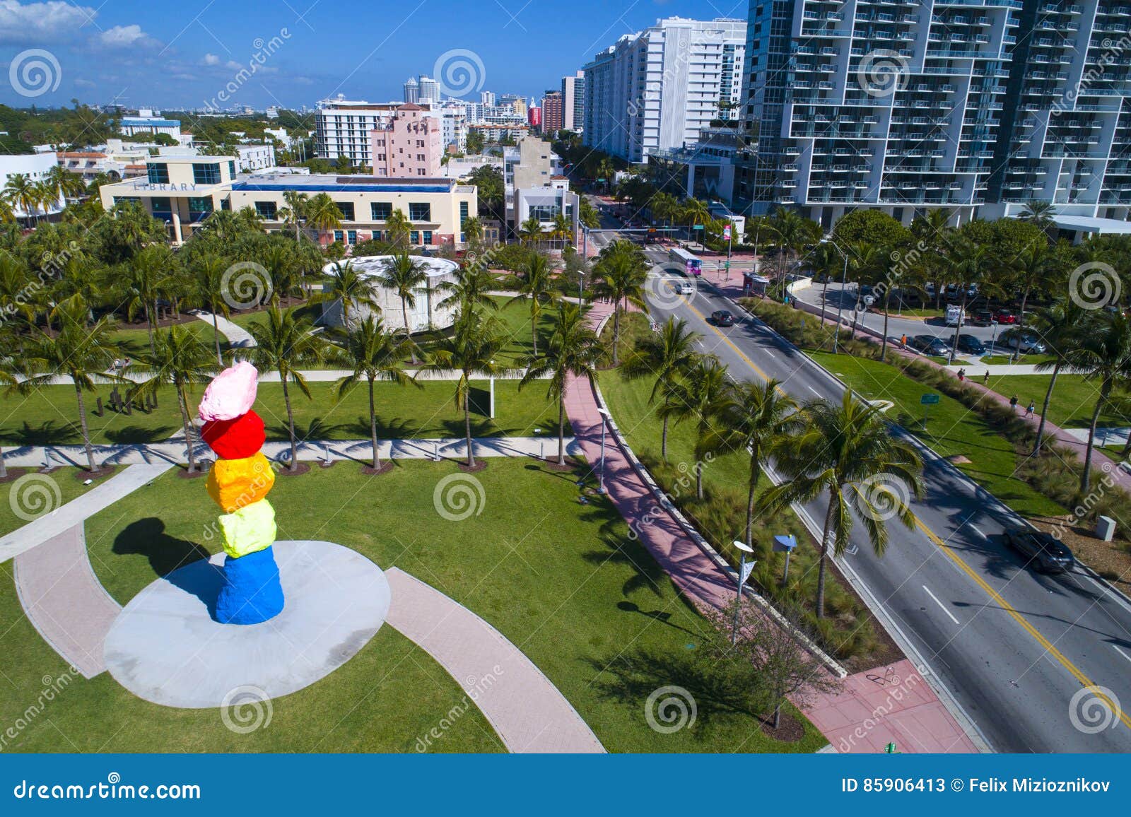 Collins Park Miami Beach Florida – Stock Editorial Photo © felixtm  #141452496