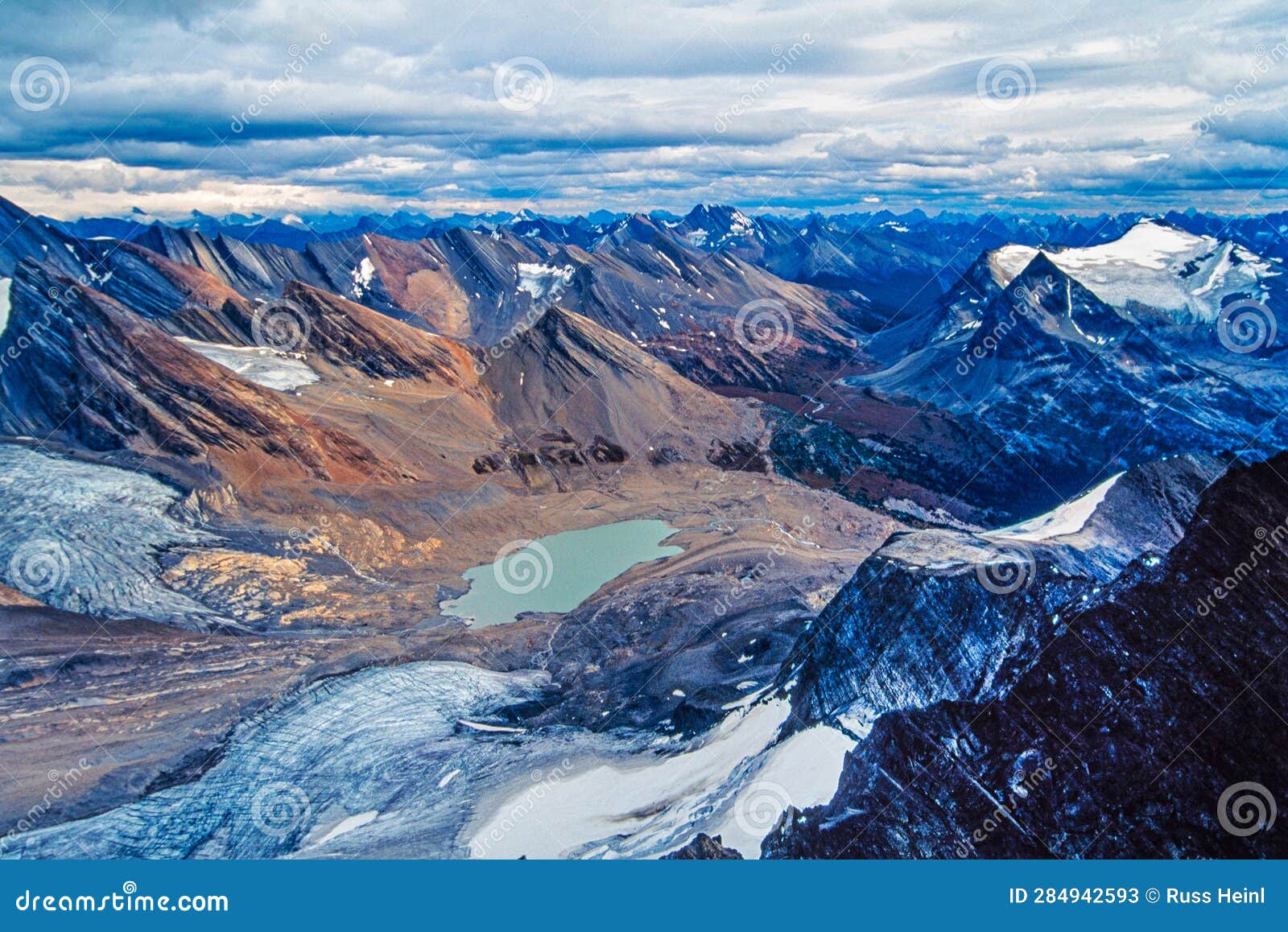 an aerial image of alberta, canada