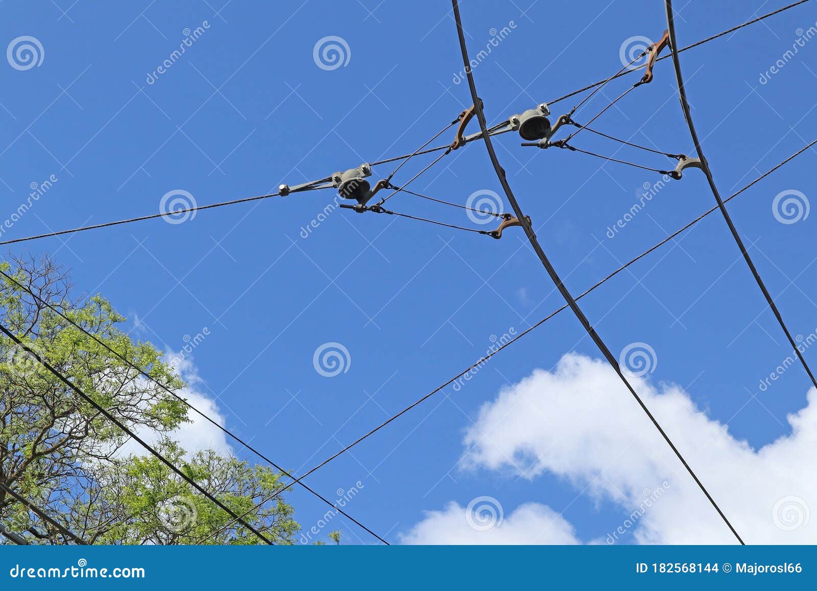 Cables In A Trolley RoyaltyFree Stock Photography