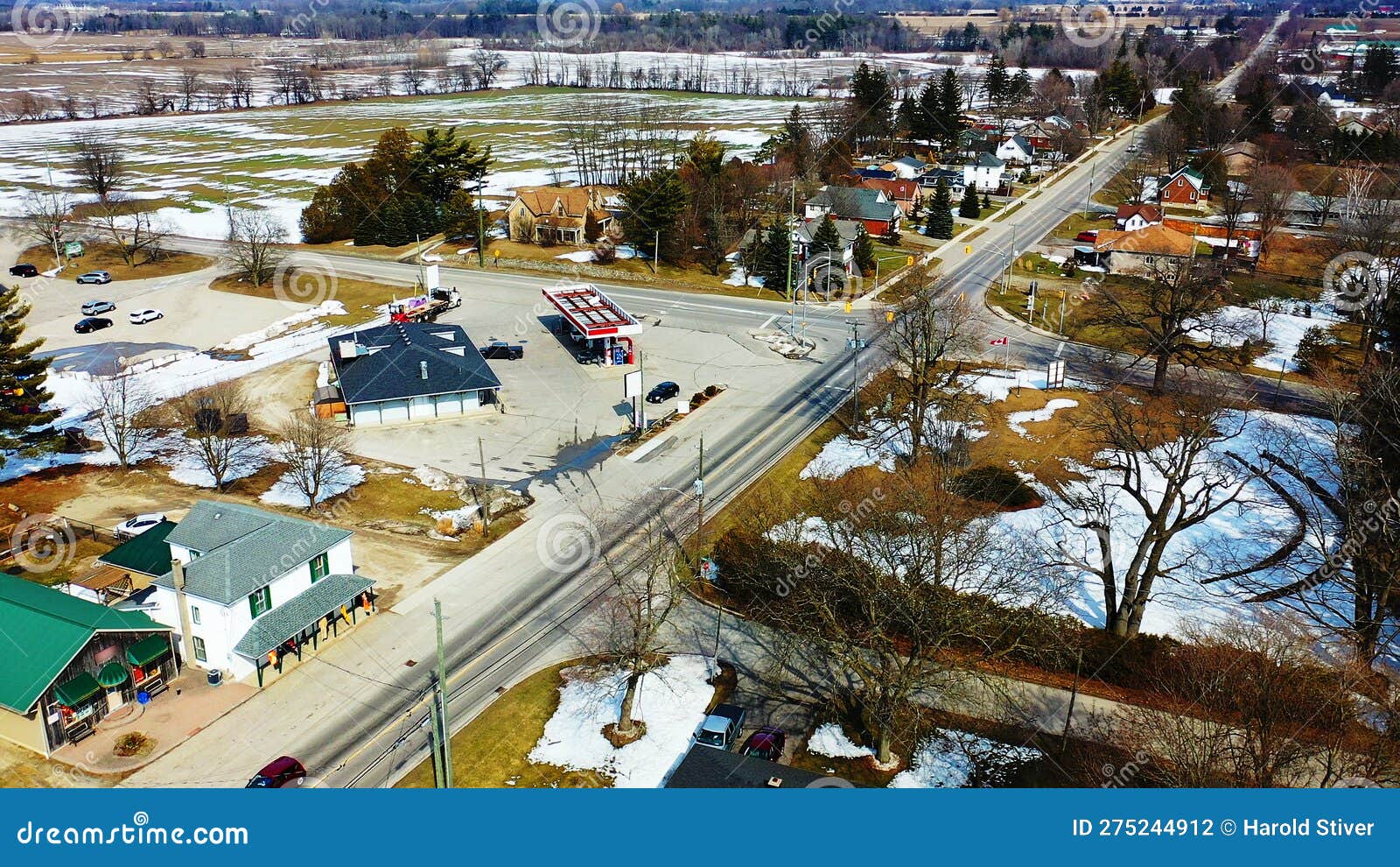Aerial of Oakland, Ontario, Canada Stock Photo Image of home, ontario