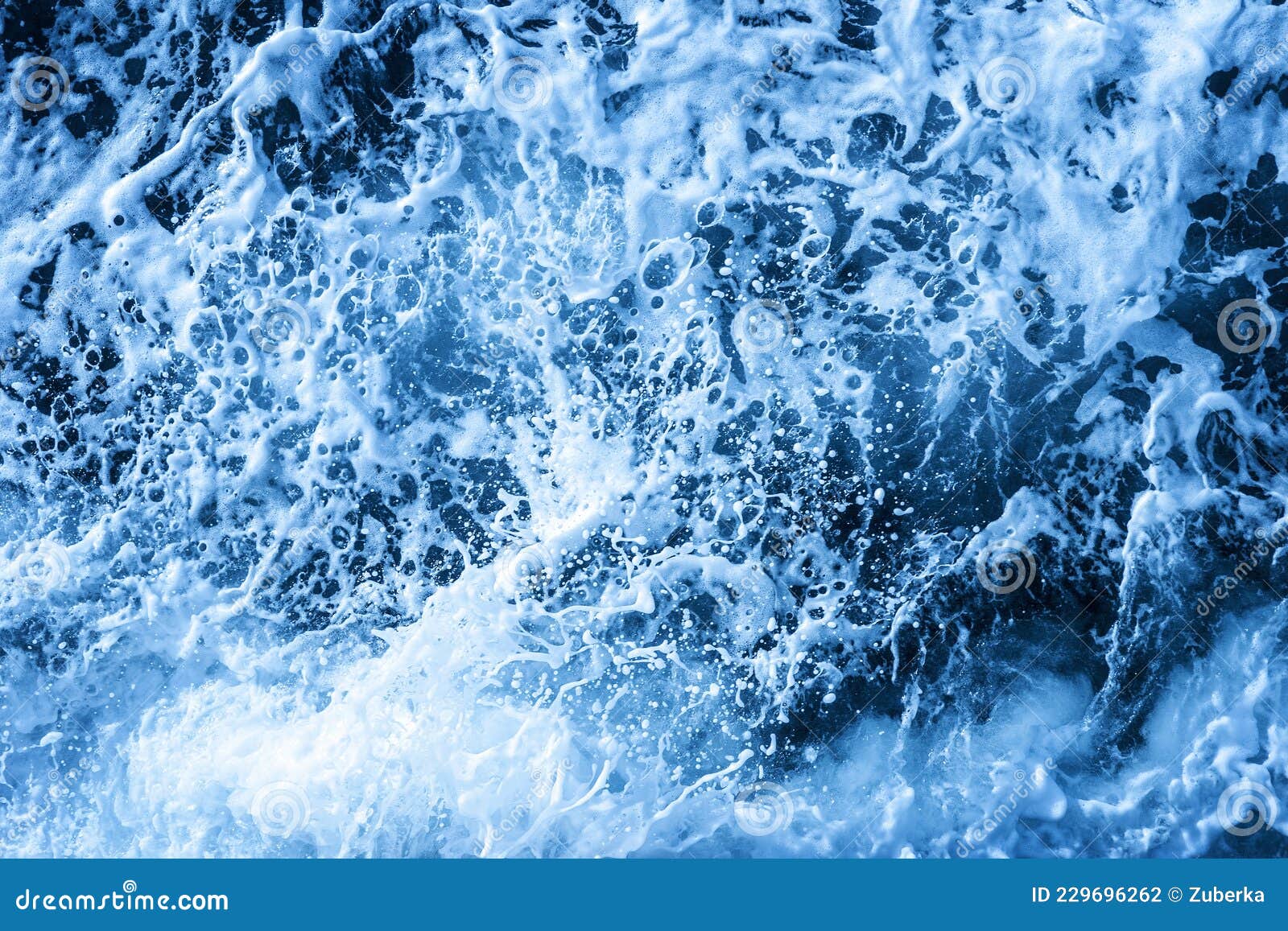 Aerial Ocean Water Foam Background Stock Photo - Image of holiday ...