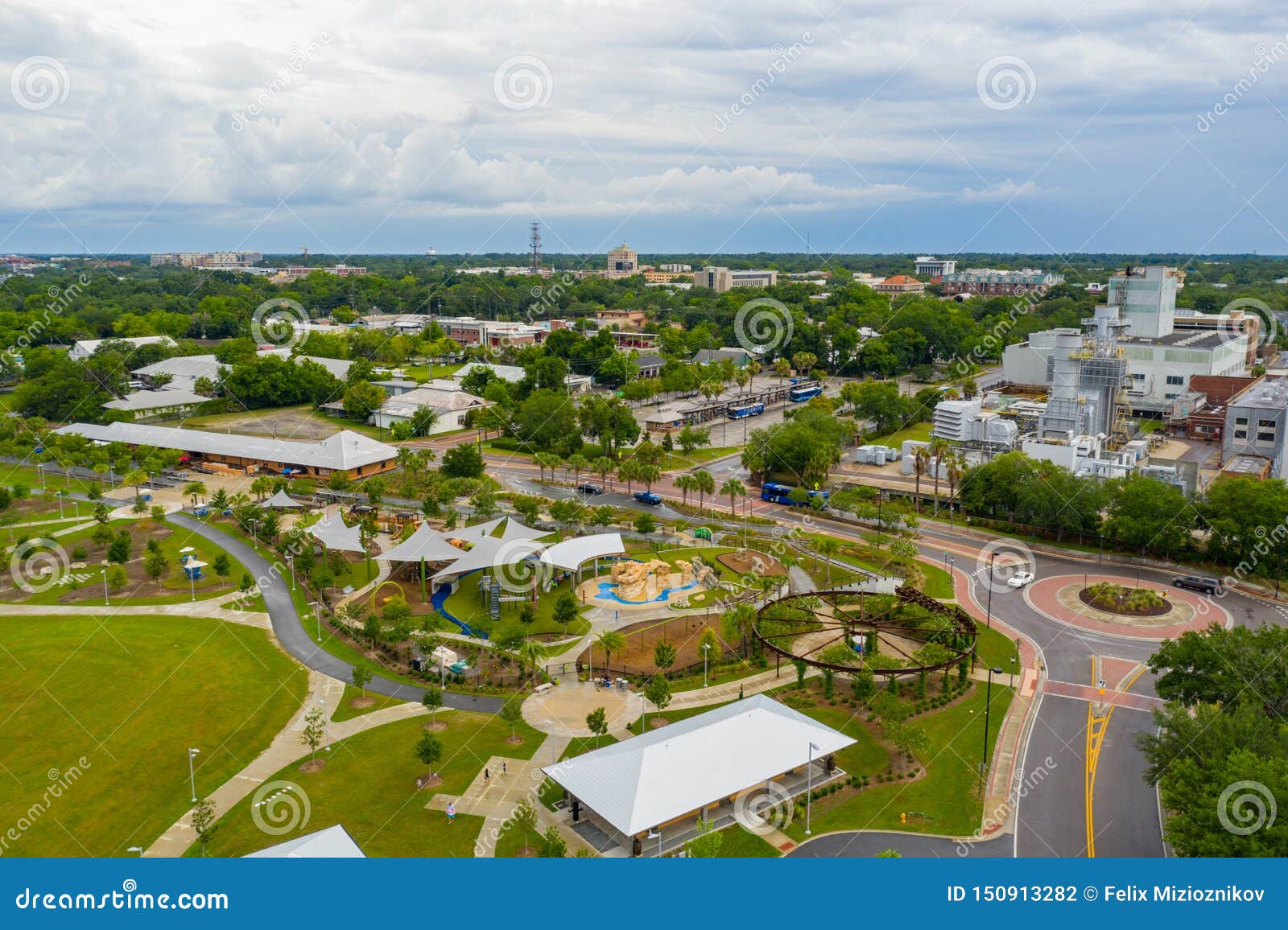 aerial photo depot park gainesville fl