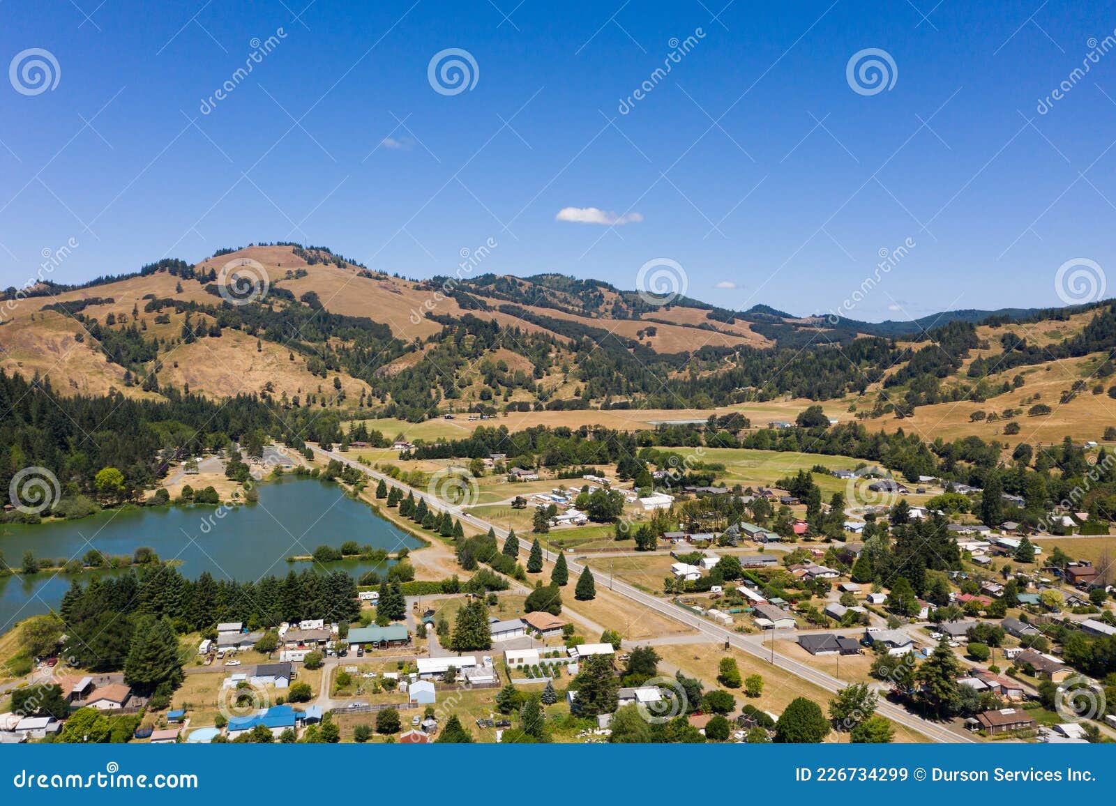 Aerial Photo of Powers, Oregon Stock Image Image of point, outdoor
