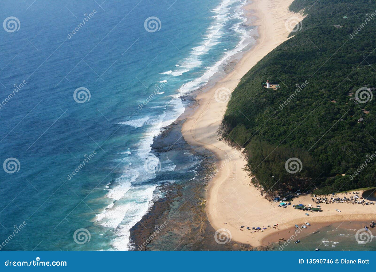 Aerial Photo of Sodwana Bay Stock Photo Image of sand, pristine 13590746