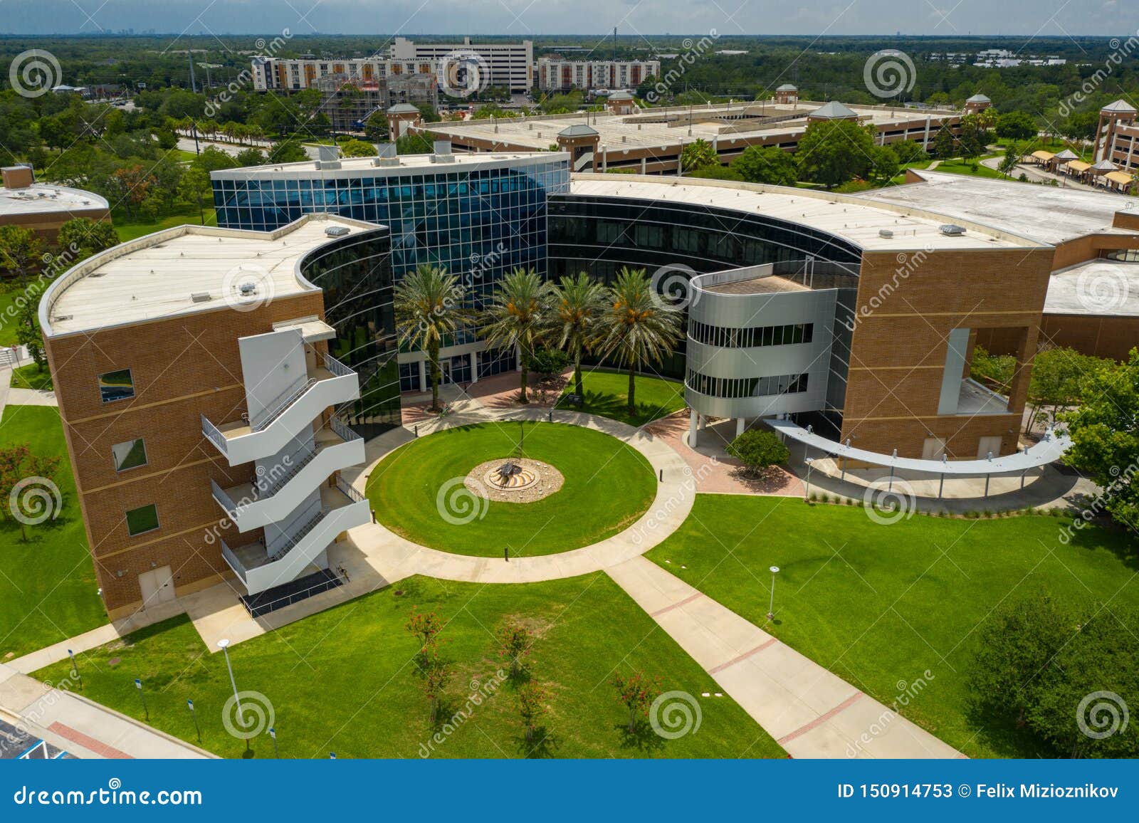 aerial photo ucf teaching academy university of central florida orlando