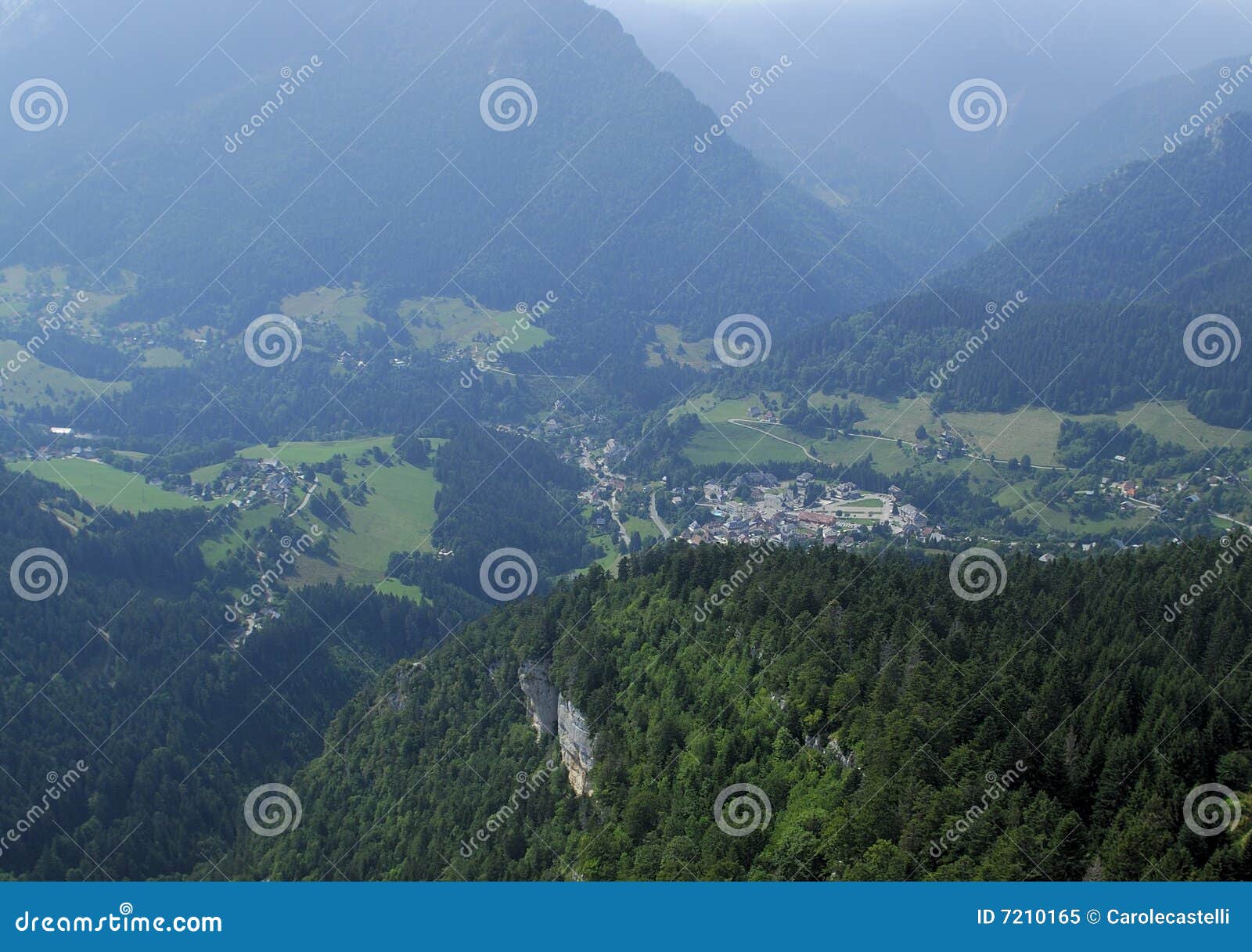 aerial shot of chartreuse valley