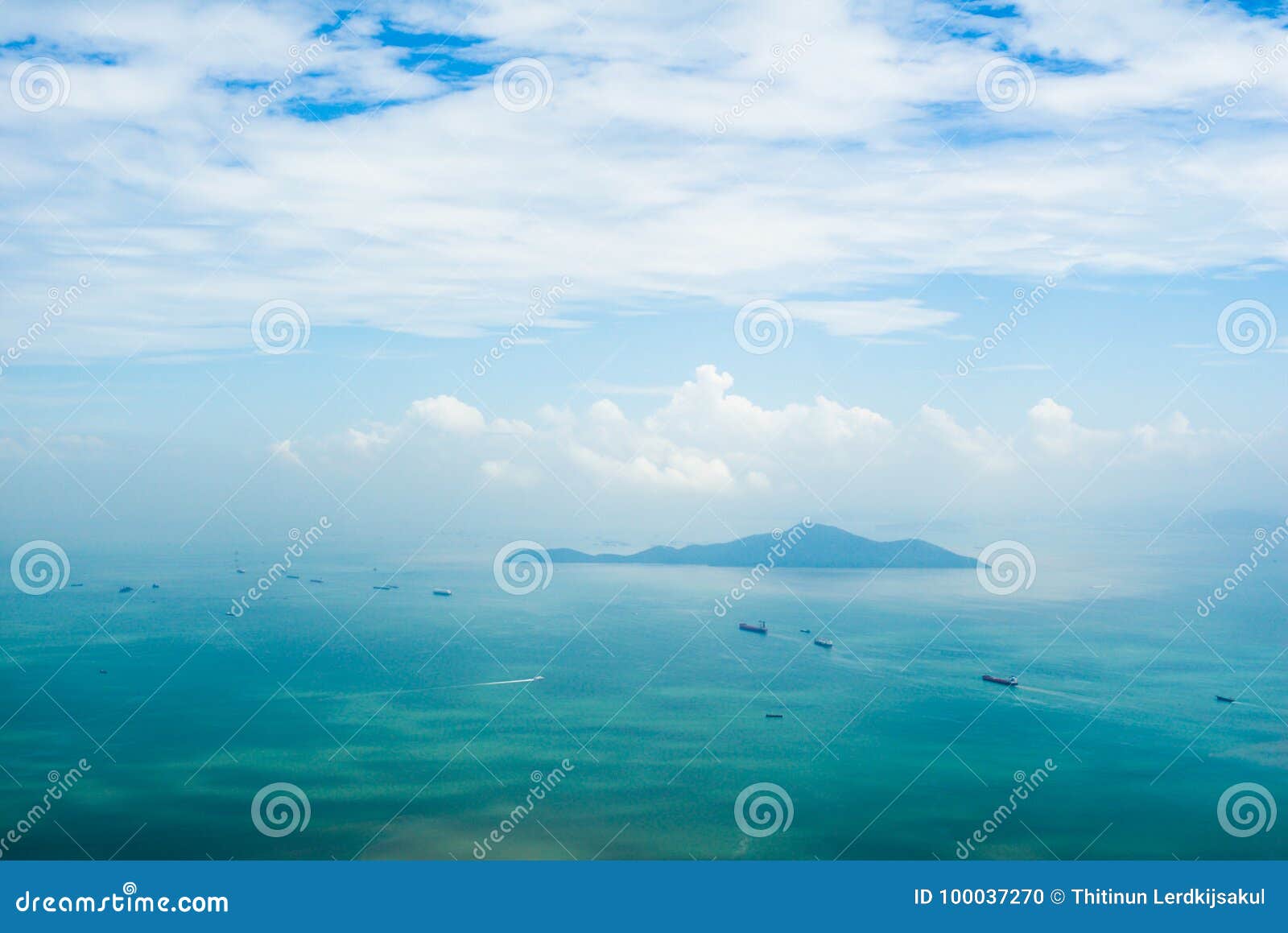 Aerial the island stock photo. Image of background, reef - 100037270