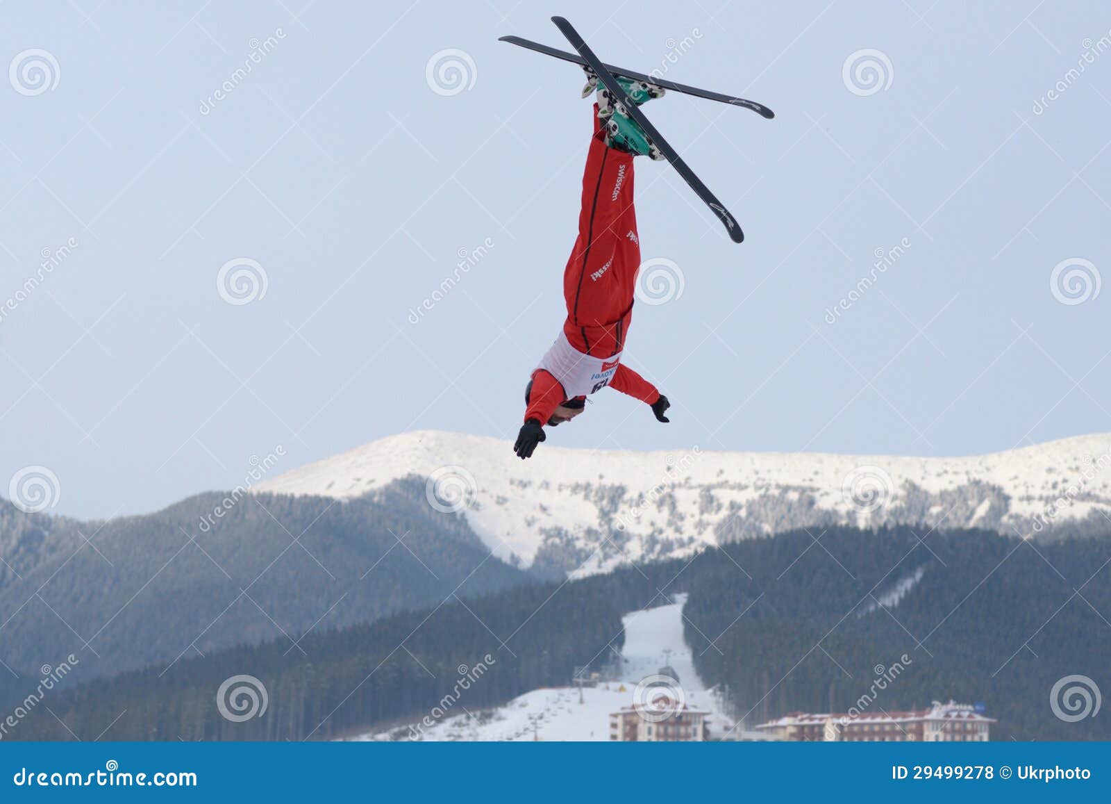 Aerial skiing editorial stock photo. Image of stunt, aerialist 29499278