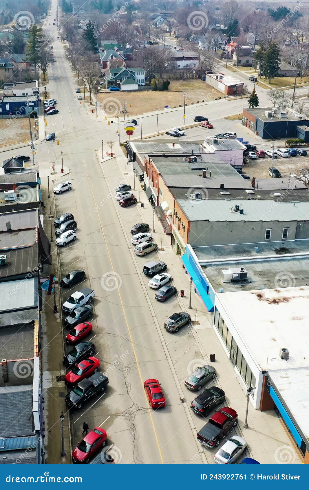 Aerial Vertical of Blenheim, Ontario, Canada Editorial Photo Image of