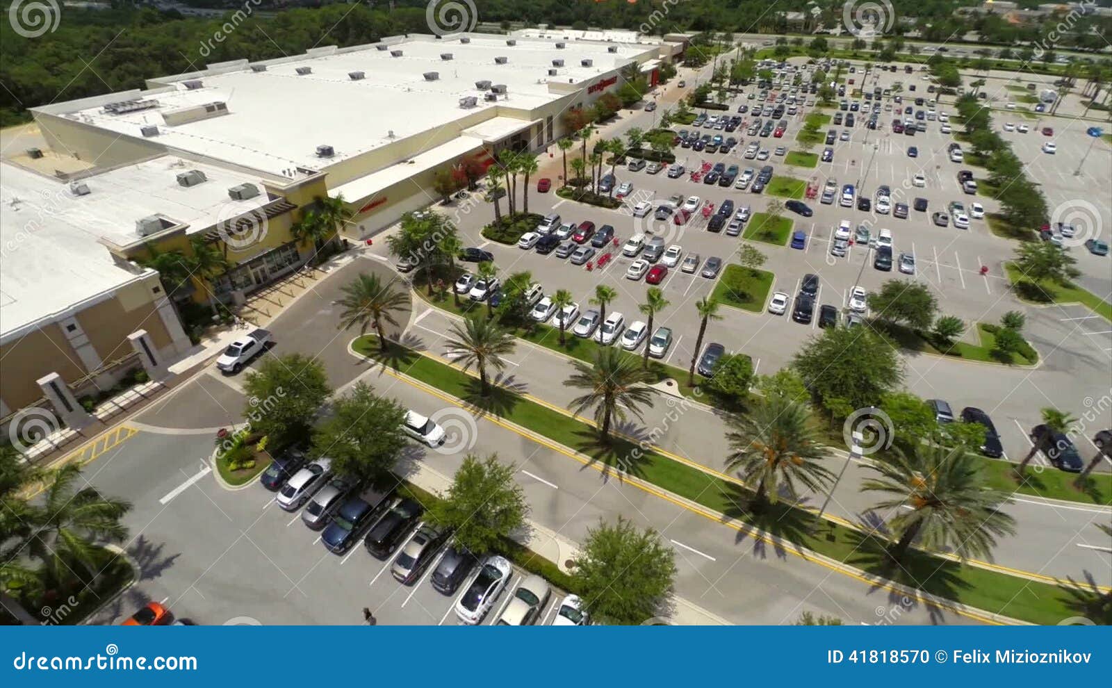 Aerial view of the Galleria Mall area in, Stock Video