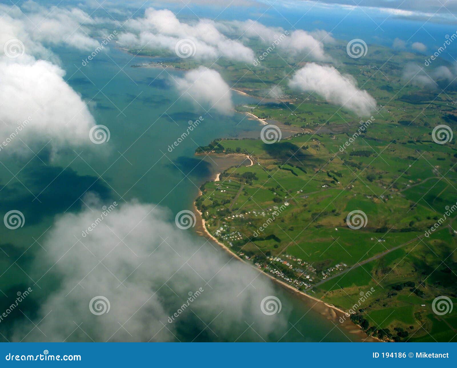 Aerial View of Coastline