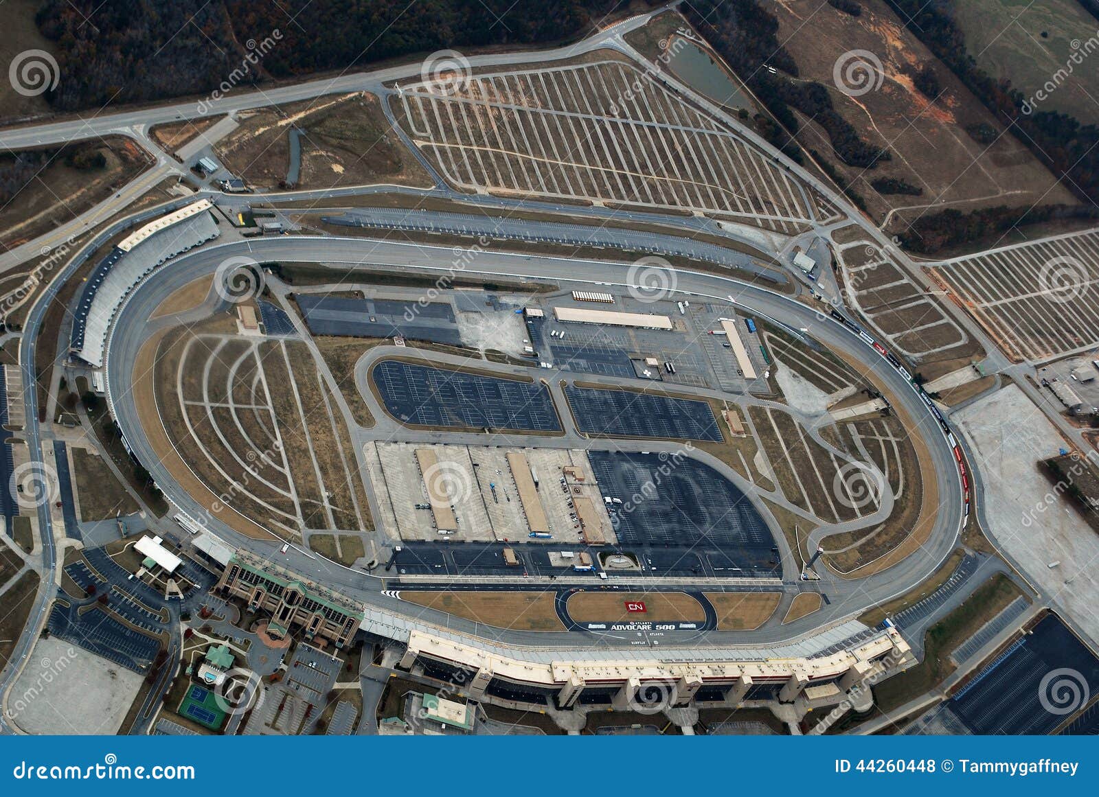 Aerial View Atlanta Motor Speedway Editorial Stock Photo Image of