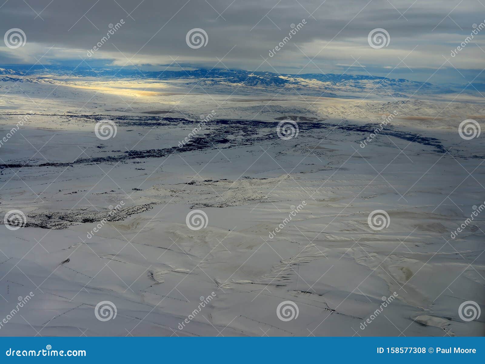 aerial view bozeman montana