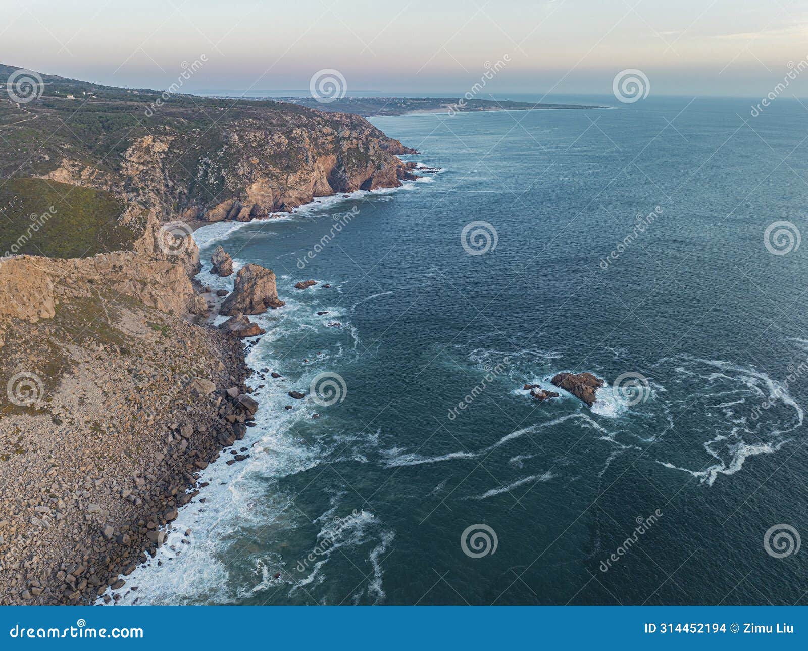 aerial view of cabo da roca