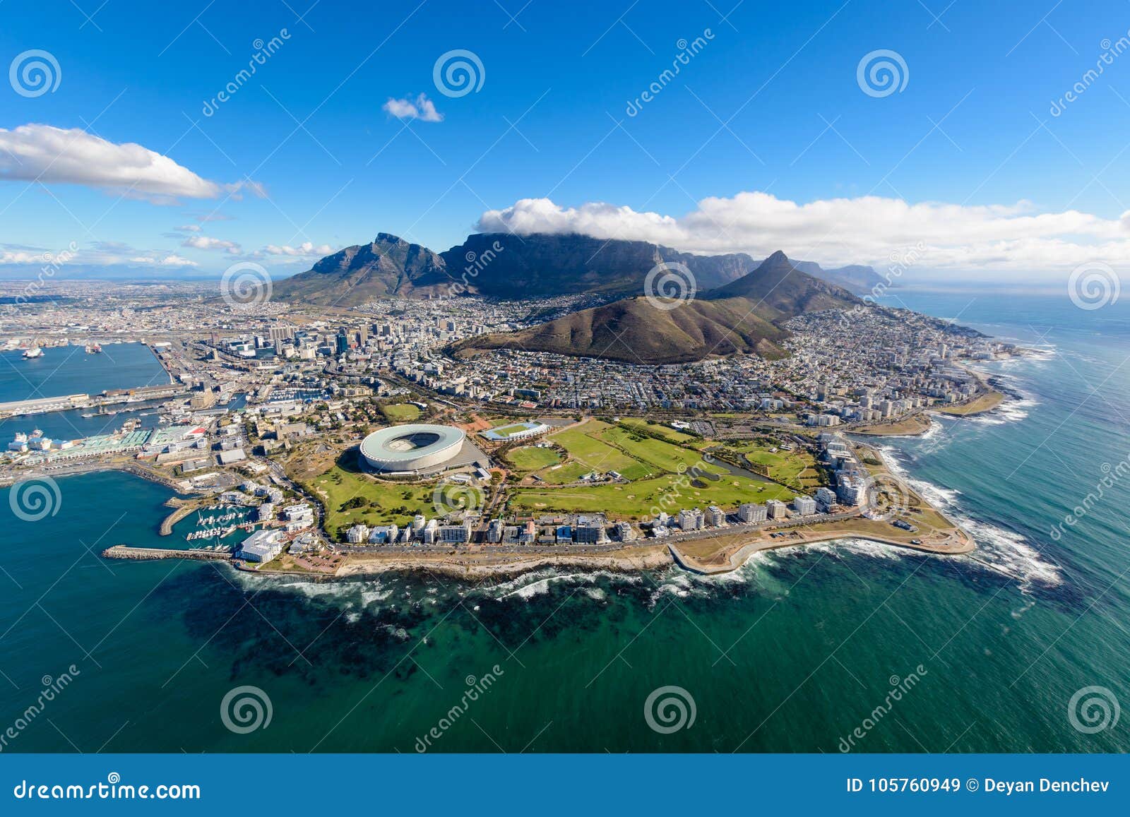 aerial photo of cape town 2