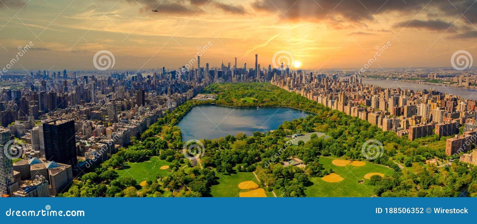 New York Central Park Aerial View Royalty-Free Stock Photography ...