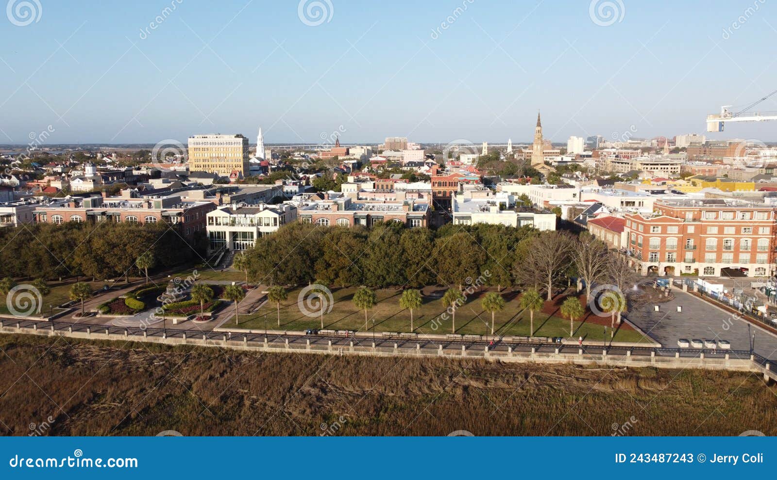 Aerial View Of Charleston South Carolina Editorial Stock Photo Image