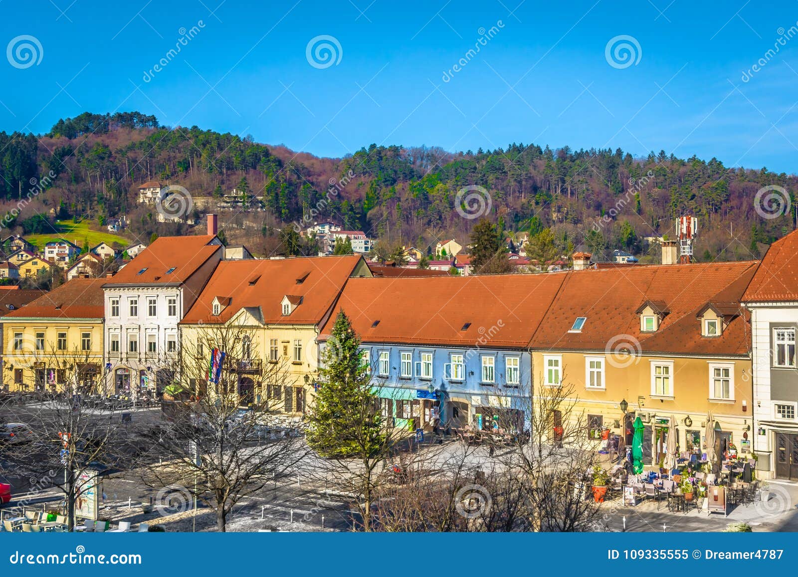 City Center Of Town Samobor Croatia Stock Image Image Of Culture Croatian 109335555