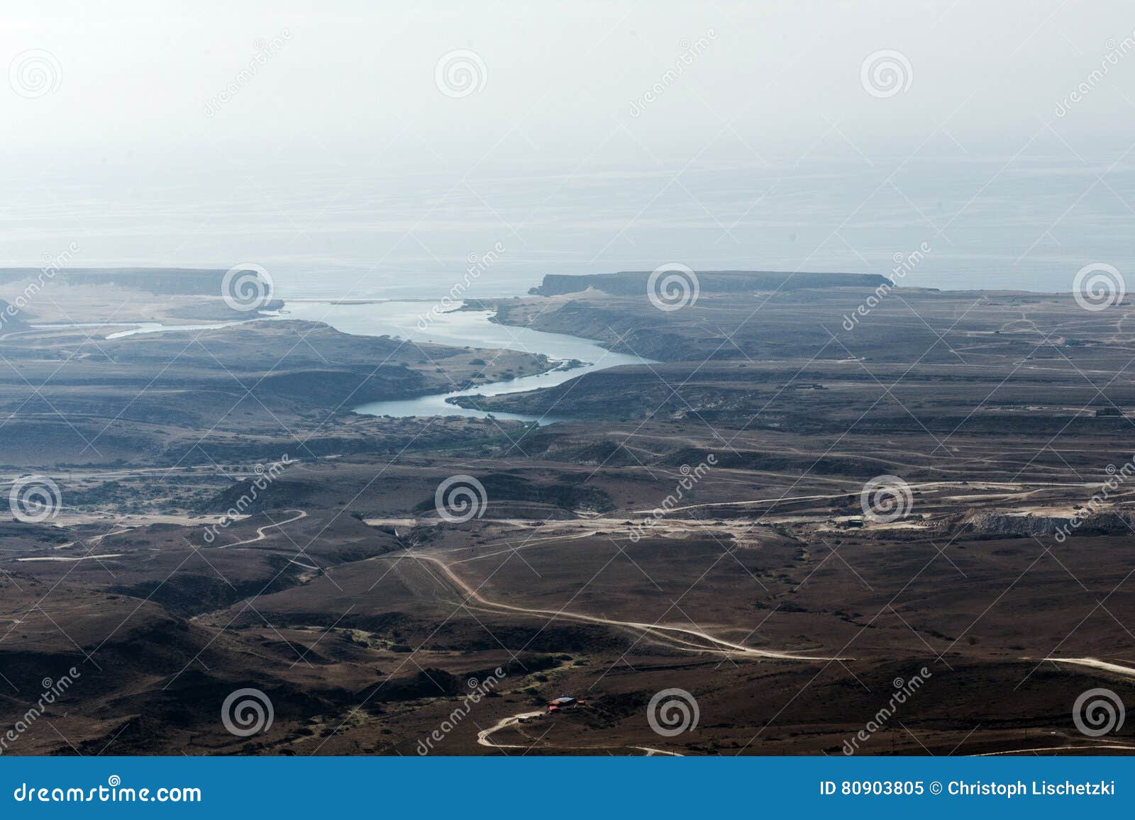 aerial view coast wadi derbat taqah sultanate oman region dhofar salalah