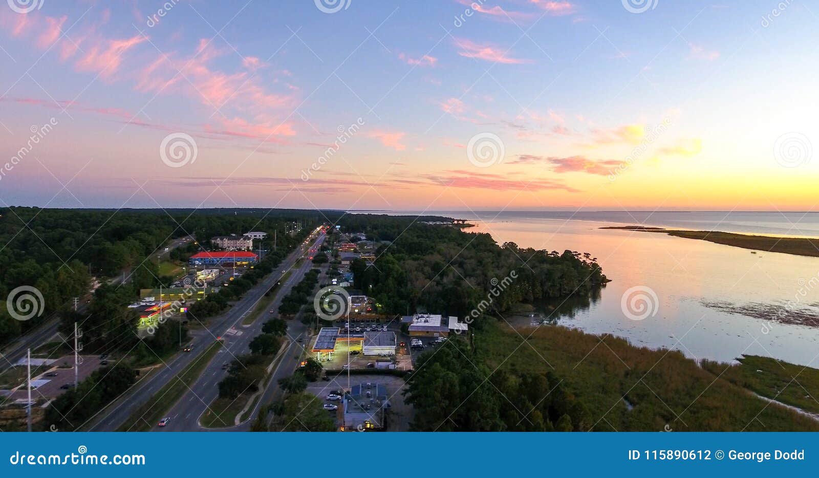 Aerial View of Daphne, Alabama Stock Photo Image of alabama, eastern