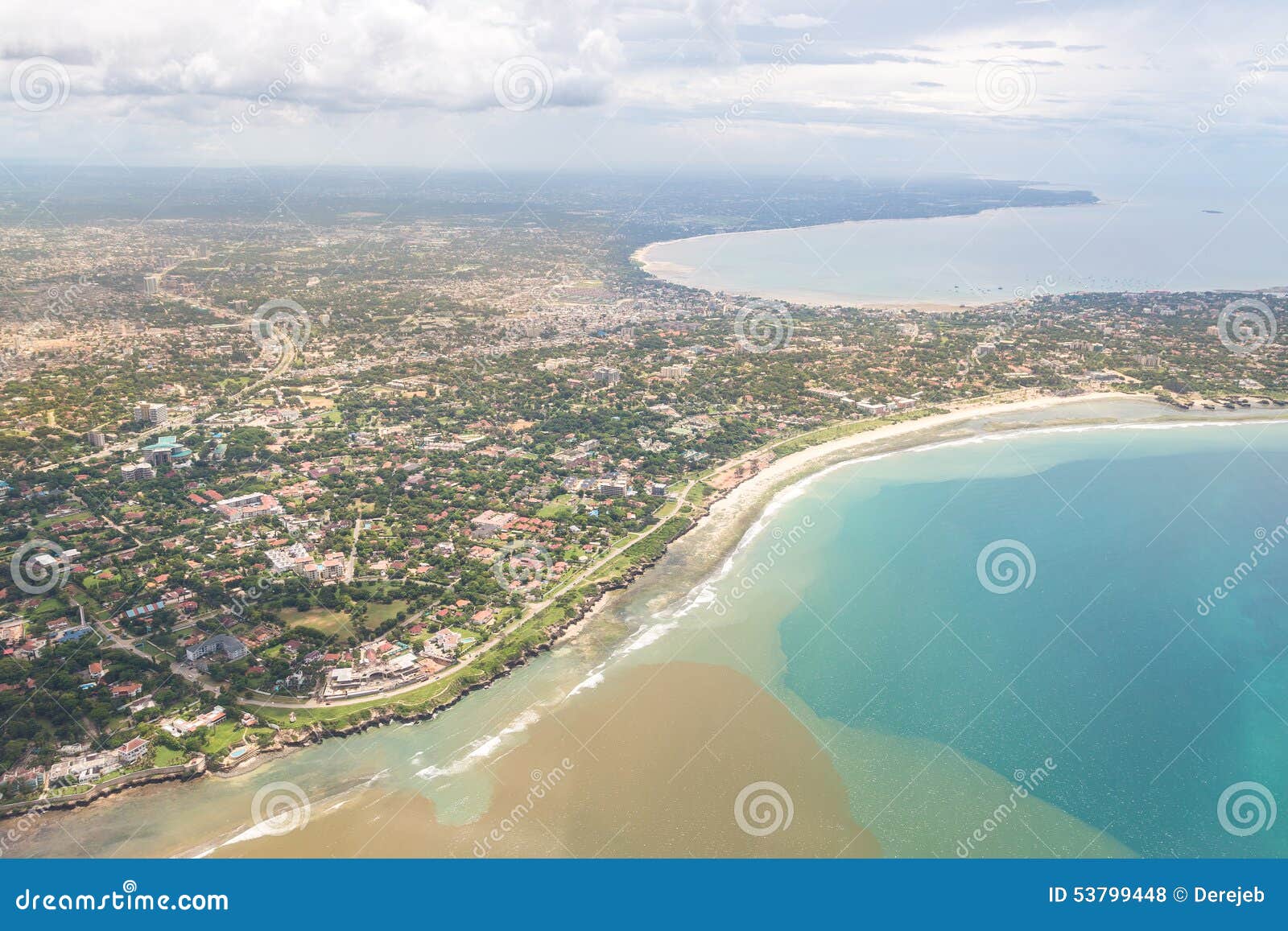 aerial view of dar es salaam