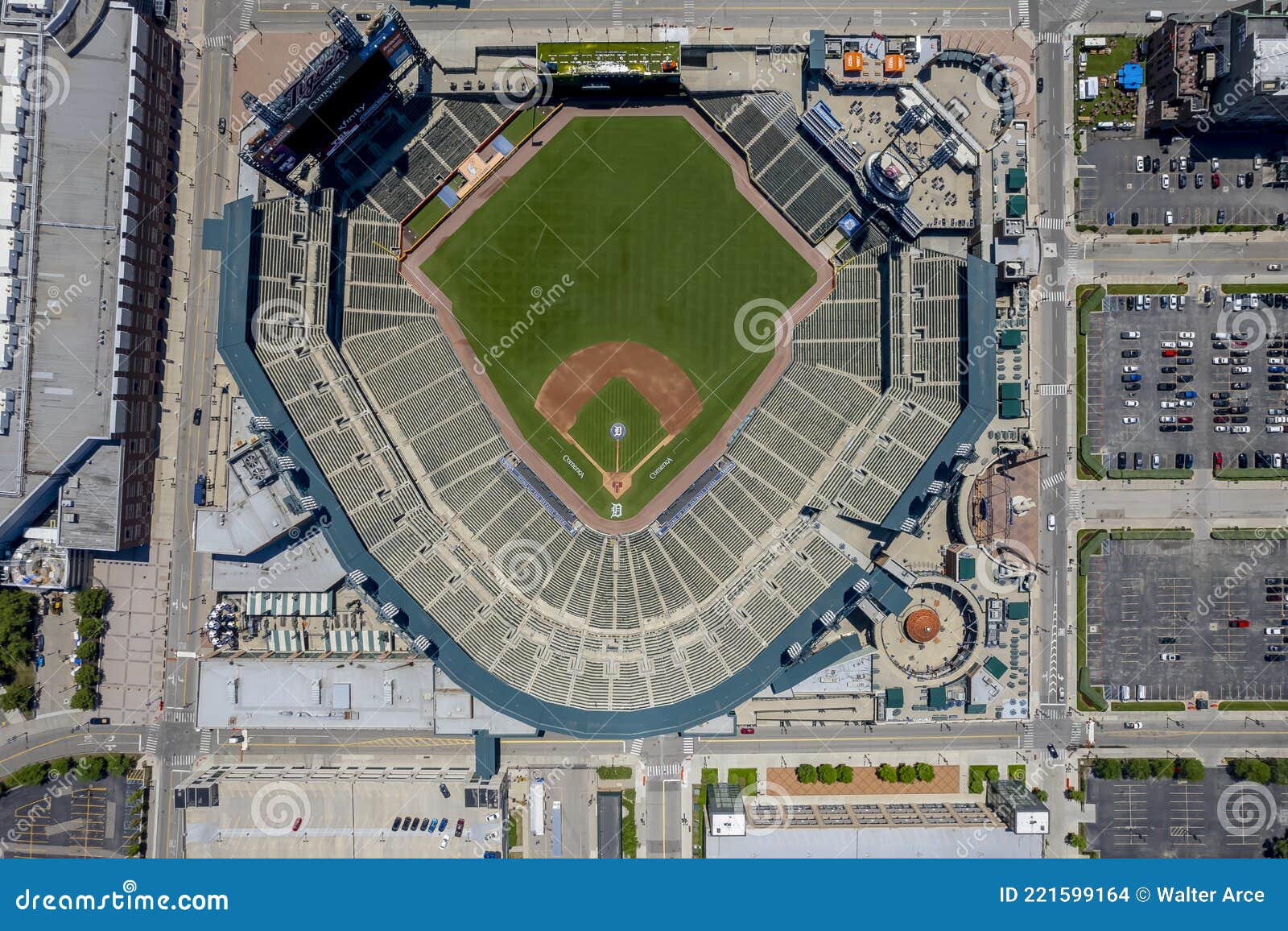 Detroit Tigers MLB Stadium Panoramics Center View