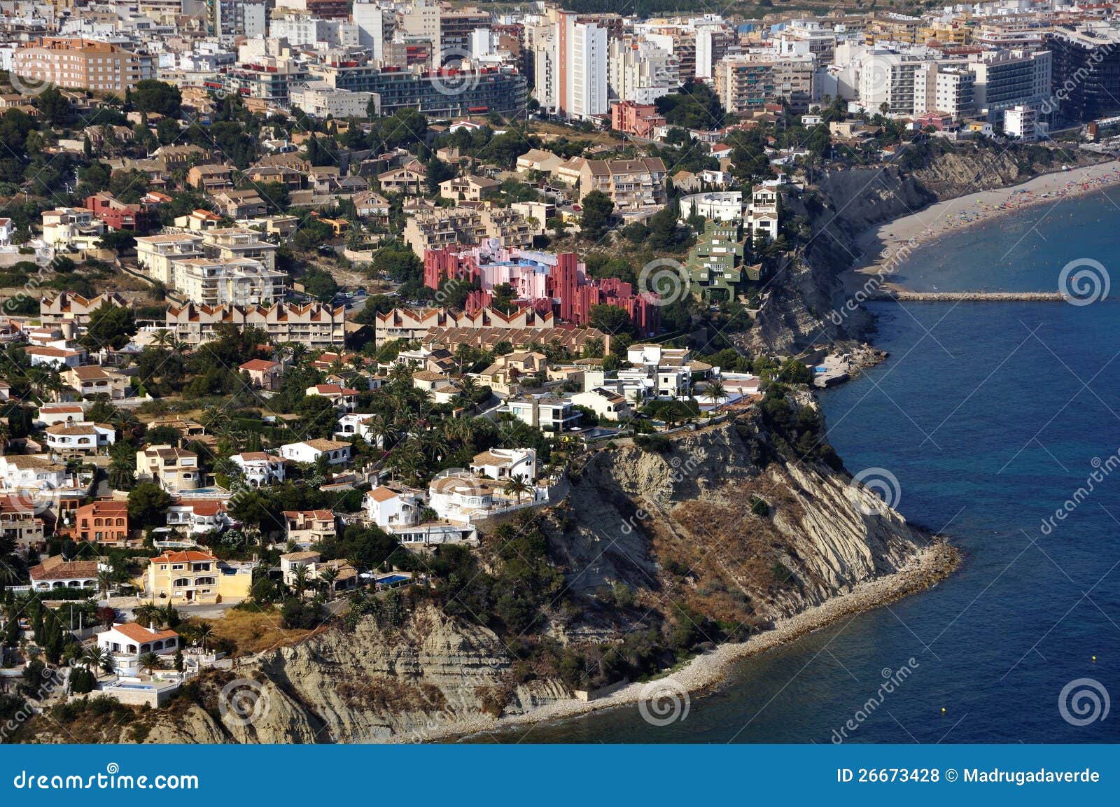 aerial view of edificios de ricardo bofill