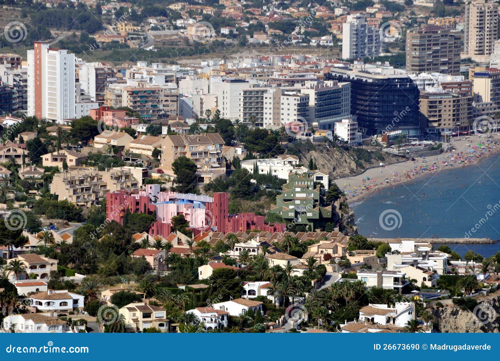 aerial view of edificios de ricardo bofill