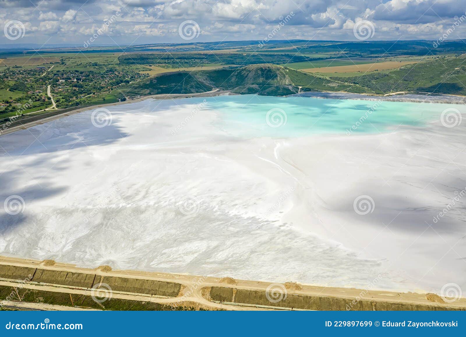 Factory Garbage Dump. Waste Disposal Facility Stock Image Image of