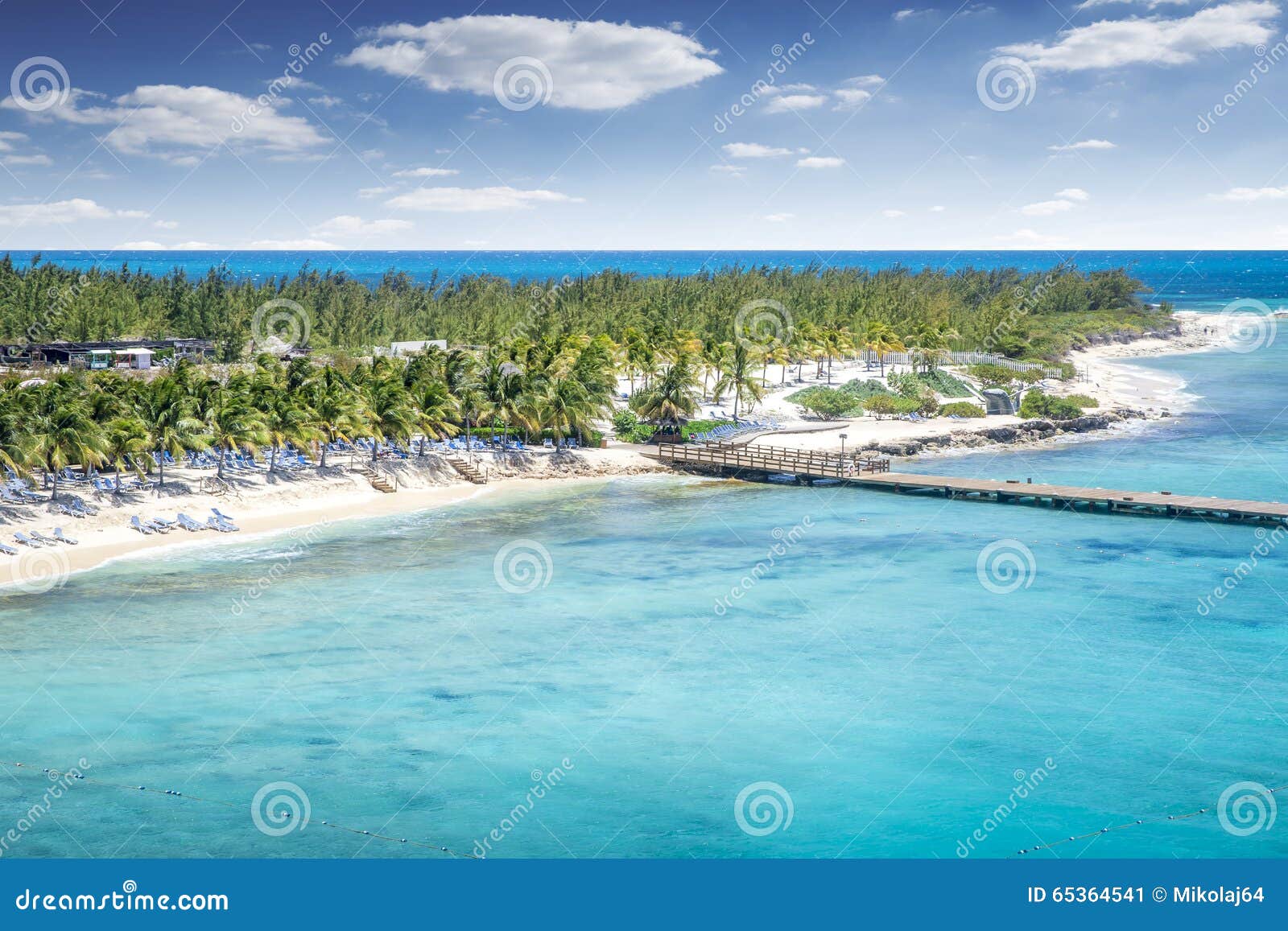 aerial view of grand turk island