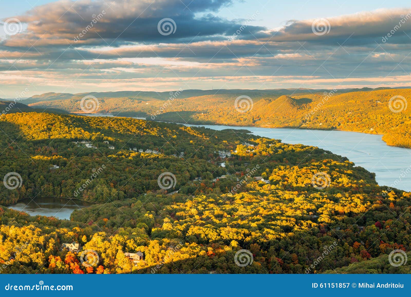 aerial view of hudson valley