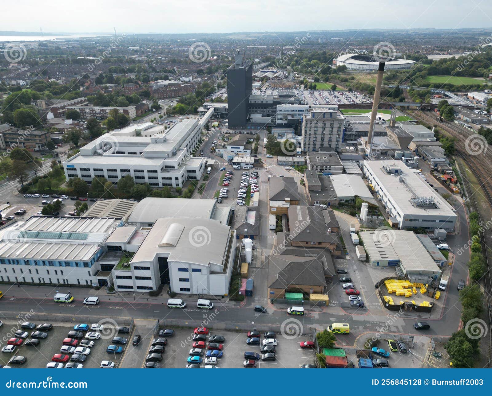 Aerial View of Hull Royal Infirmary, Hull University Teaching Hospitals