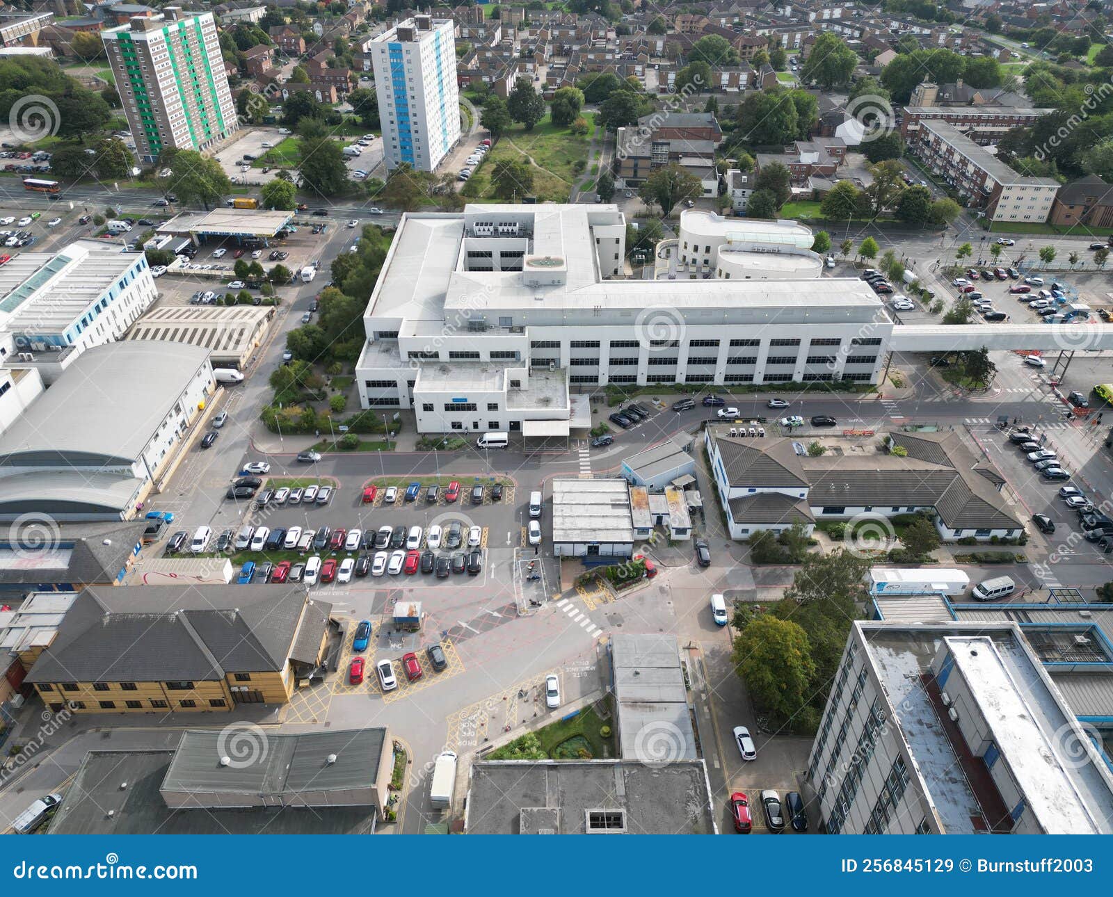 Aerial View of Hull Royal Infirmary, Hull University Teaching Hospitals