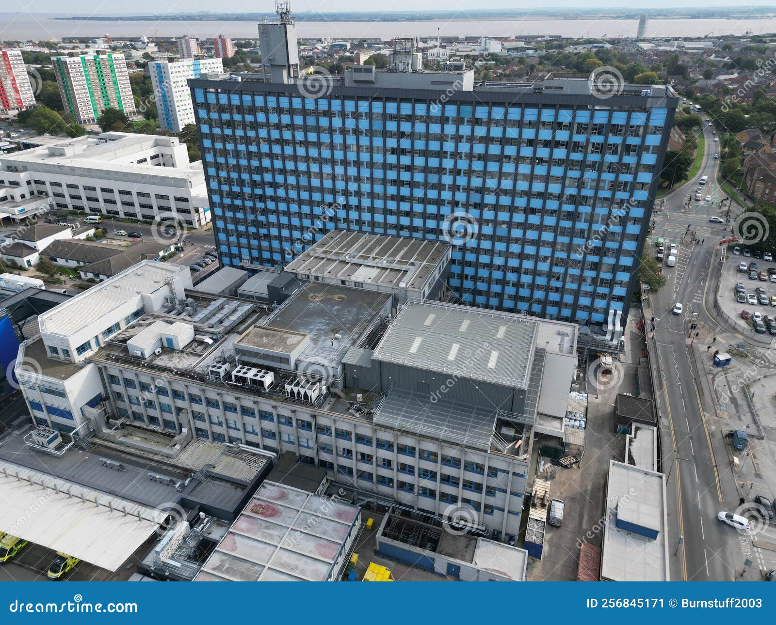 Aerial View of Hull Royal Infirmary, Hull University Teaching Hospitals