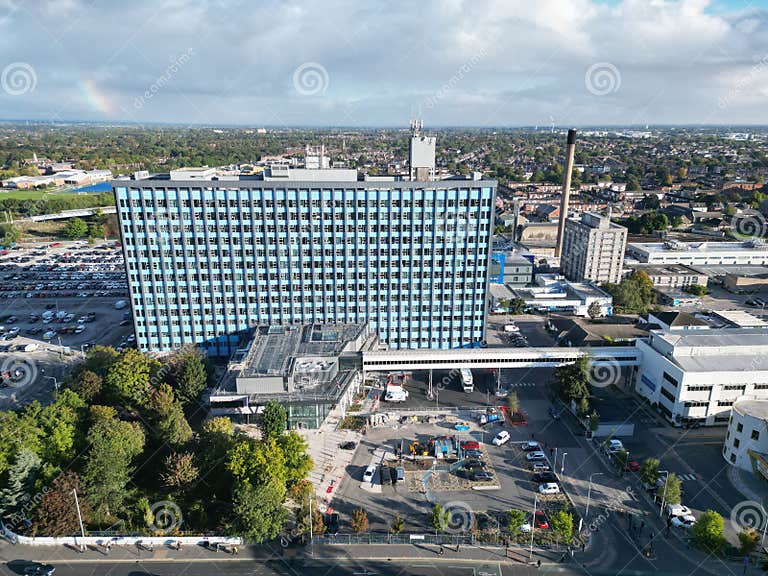 Aerial View of Hull Royal Infirmary, Hull University Teaching Hospitals