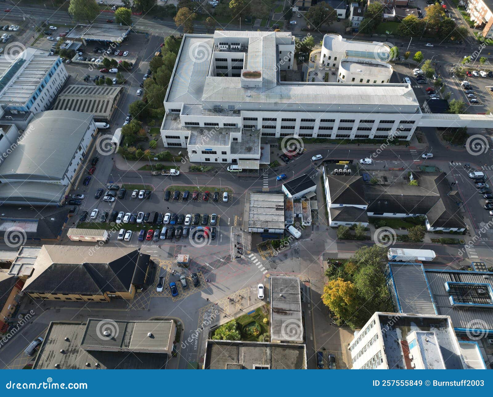 Aerial View of Hull Royal Infirmary, Hull University Teaching Hospitals