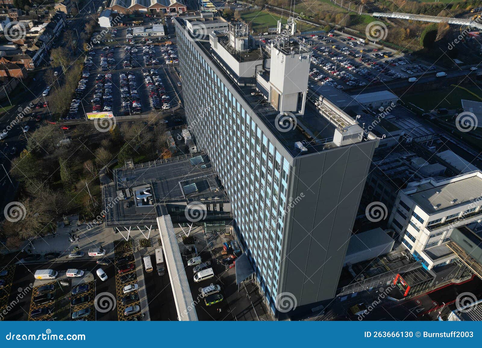 Aerial View of Hull Royal Infirmary, Hull University Teaching Hospitals