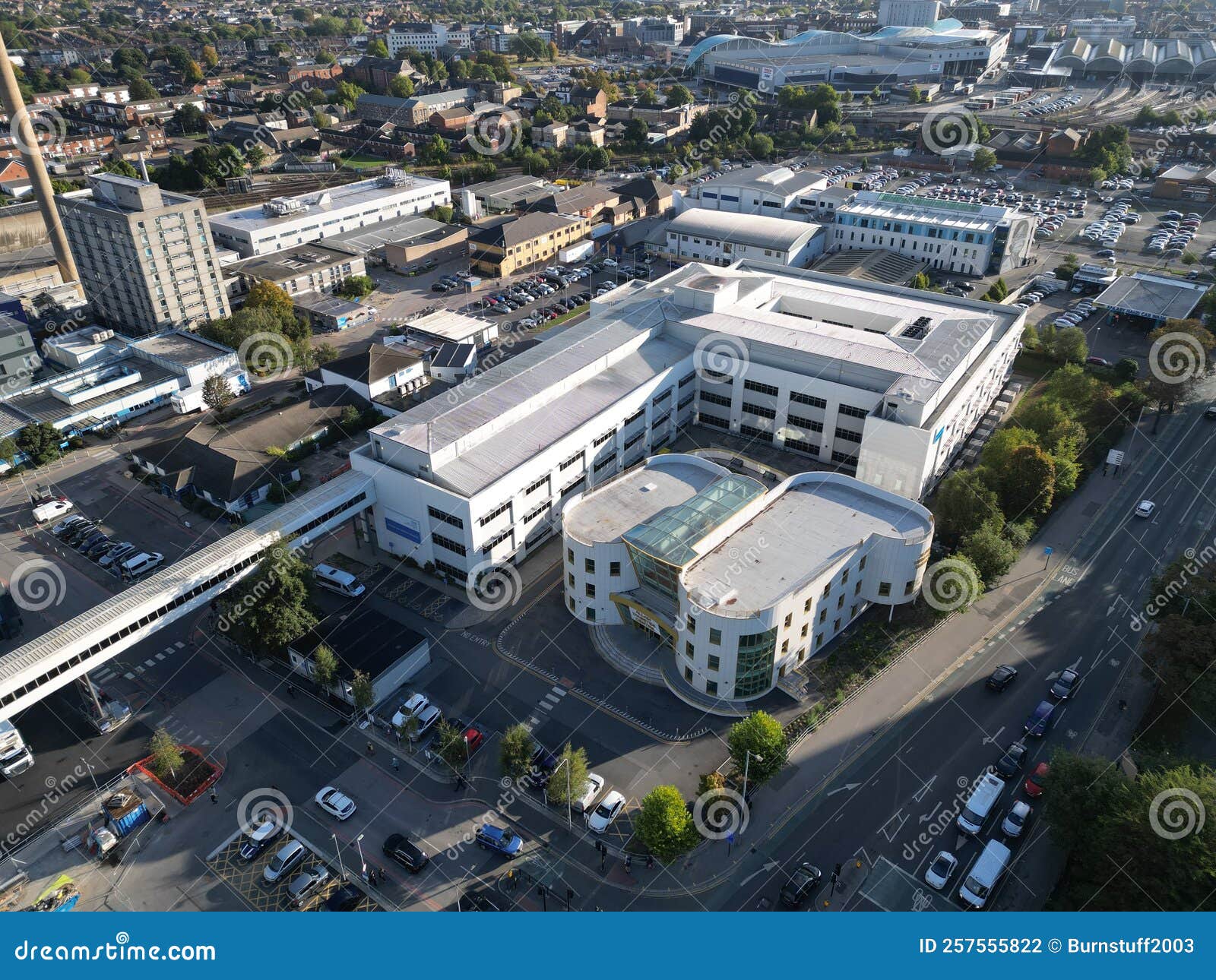Aerial View of Hull Royal Infirmary, Hull Women and Children S Hospital