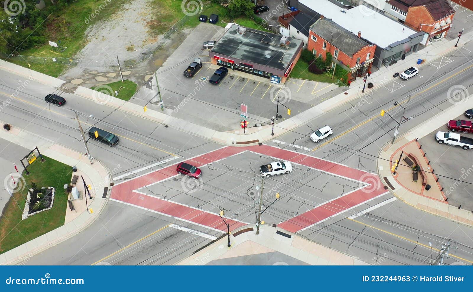 Aerial View of Jarvis, Ontario, Canada 4K Stock Video Video of canada