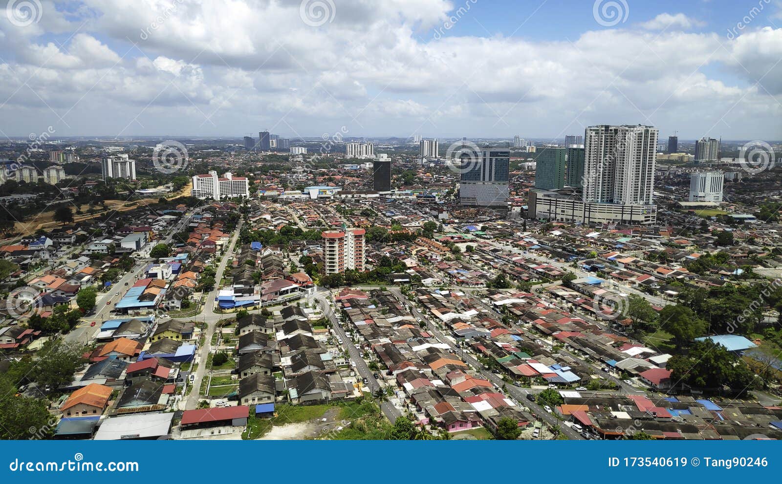 Aerial View of Johor Bahru City Editorial Stock Image - Image of city