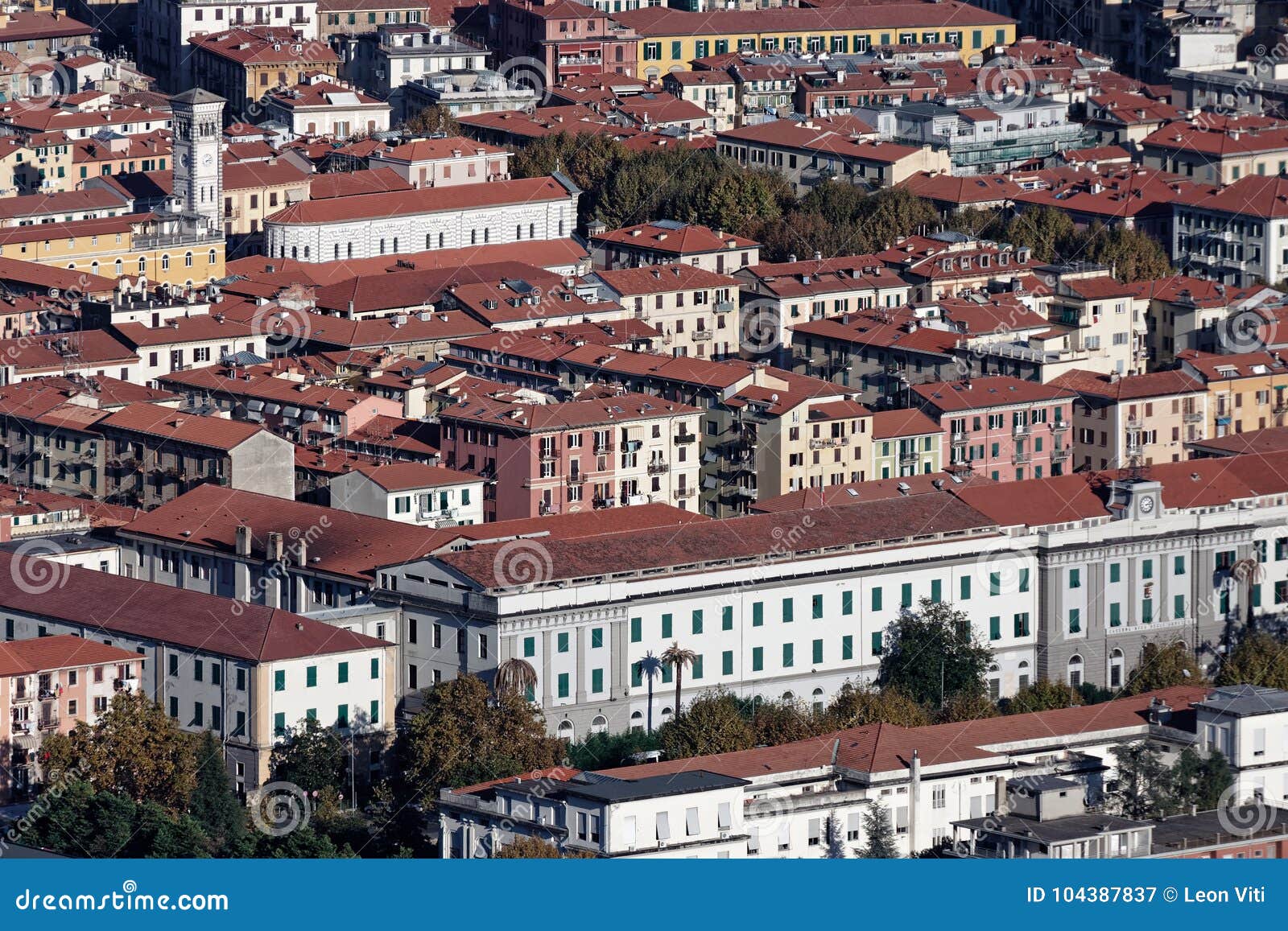 aerial view of la spezia