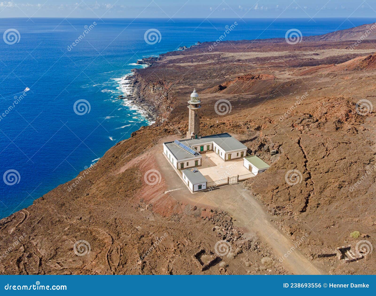 lighthouse faro de orchilla - southwest coast of el hierro canary islands