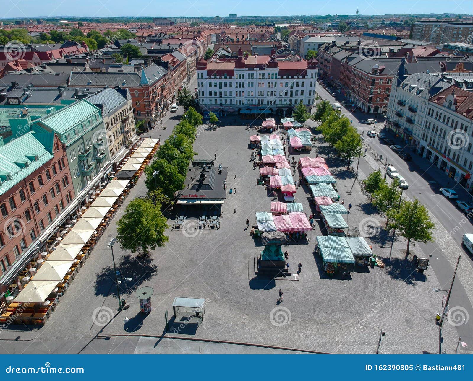 Aerial View Malmo City Centre Editorial Image - Image of street, european:  162390805