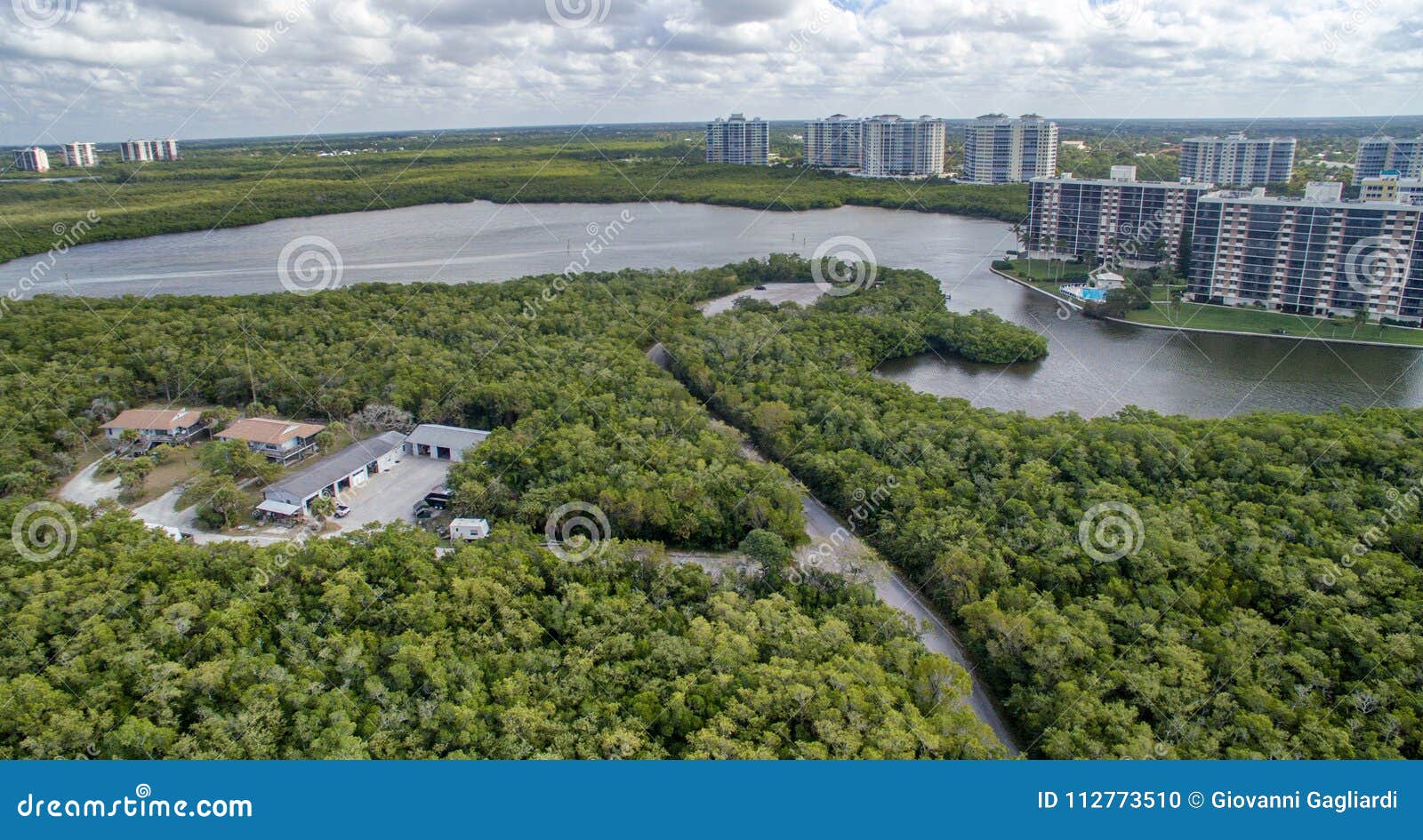 Aerial View of Naples, Florida Stock Photo Image of water, naples